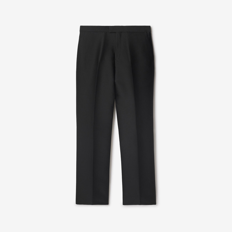 Wool Silk Tailored Trousers 1