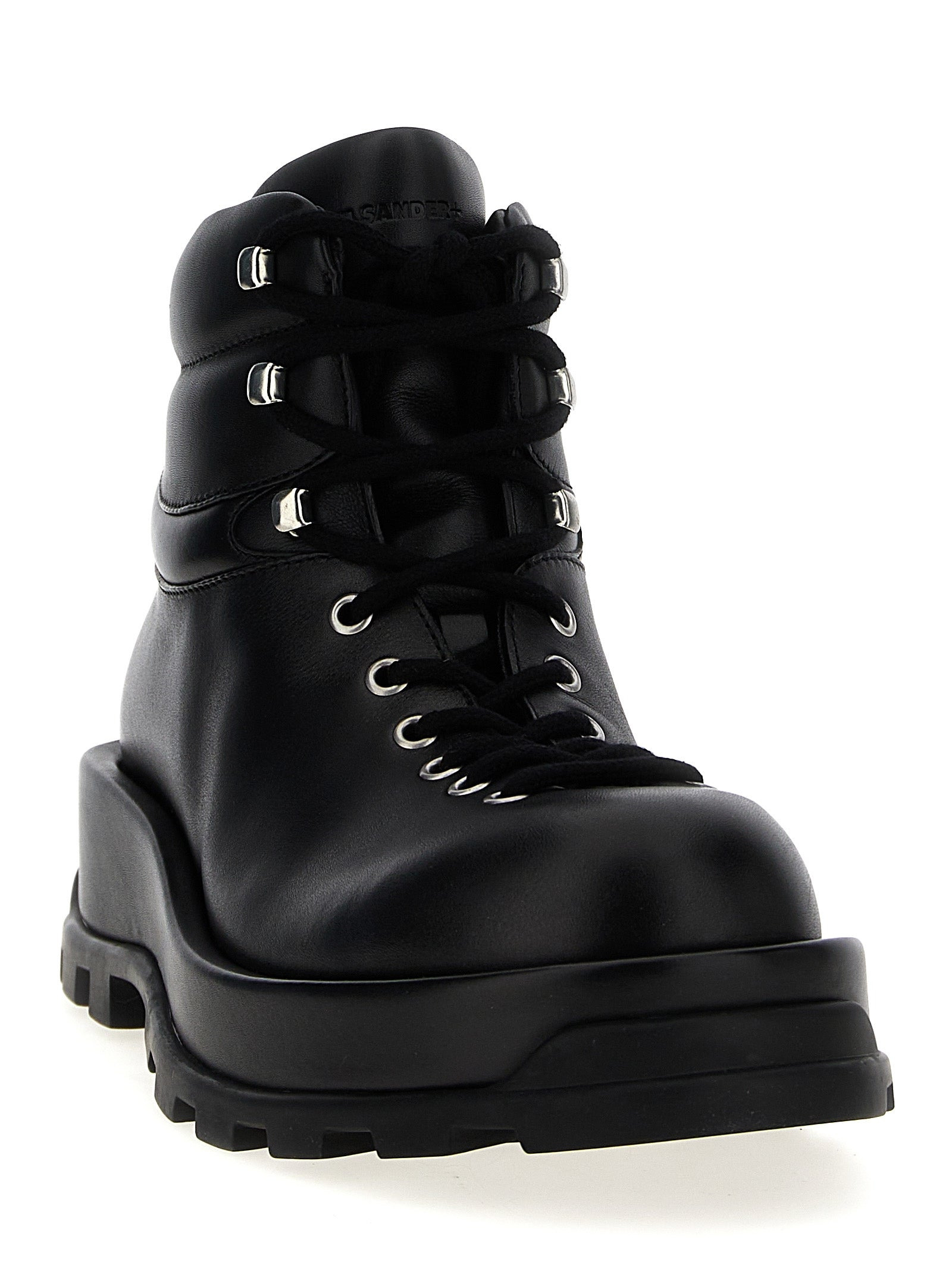 Jil Sander Men Leather Ankle Boots - 2