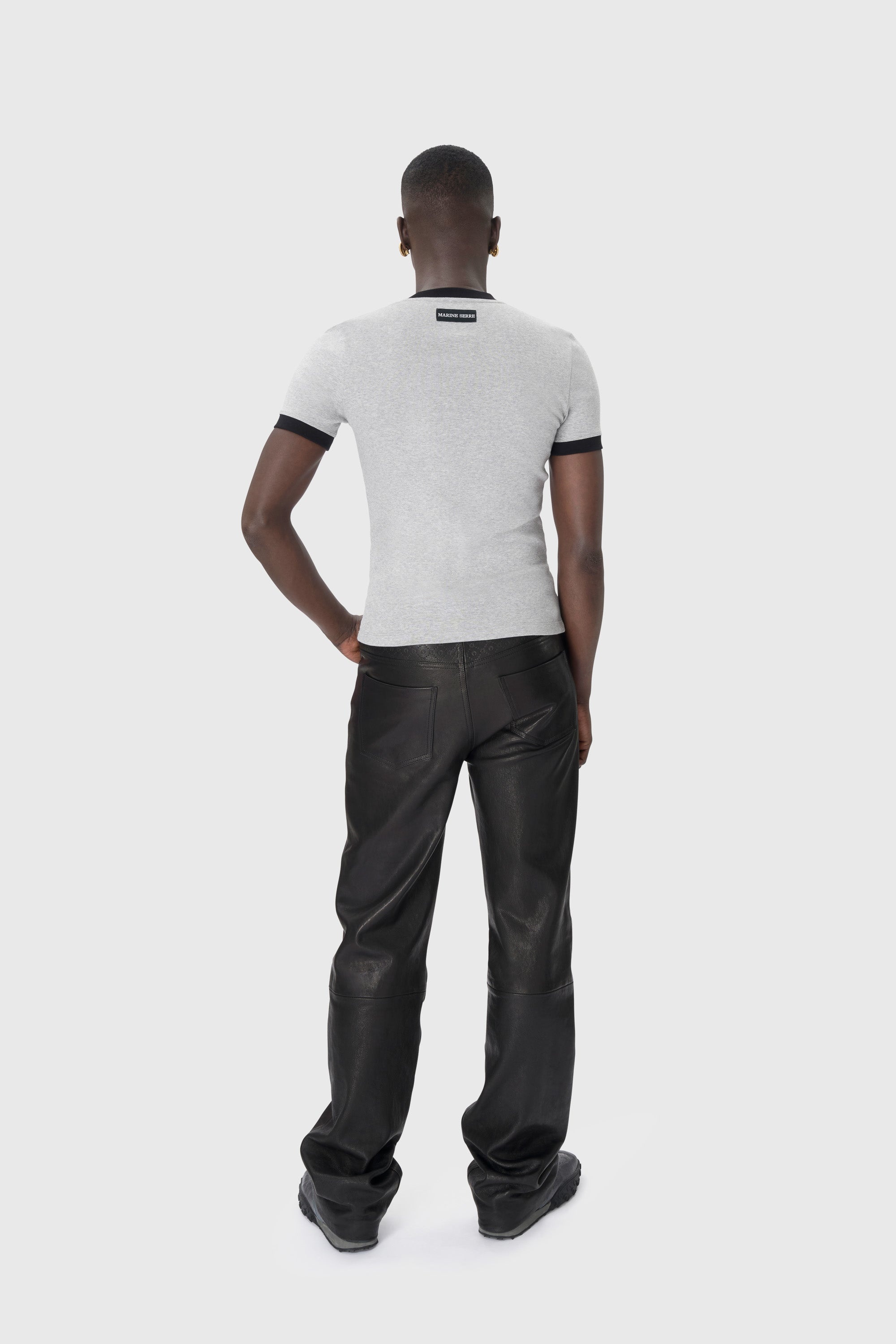 Moon Logo Jersey Fitted T-Shirt - 4