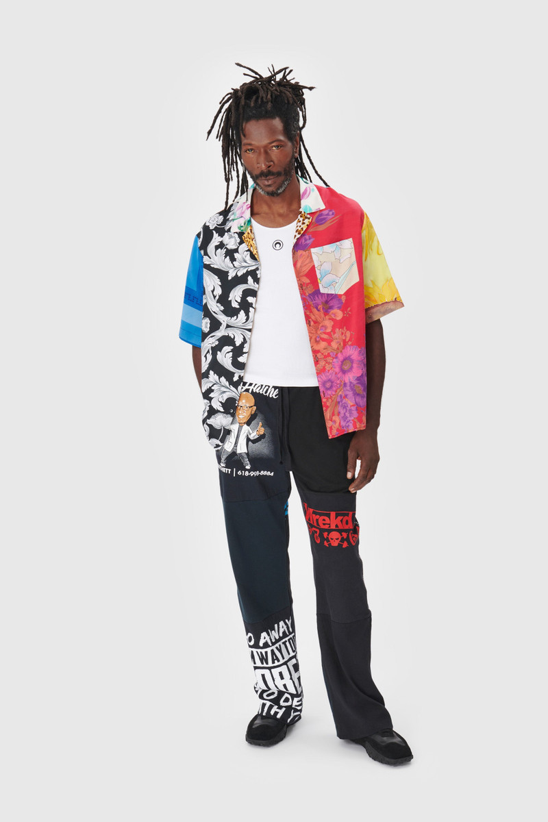 Marine Serre Regenerated Graphic T-shirt Lounge Pants outlook