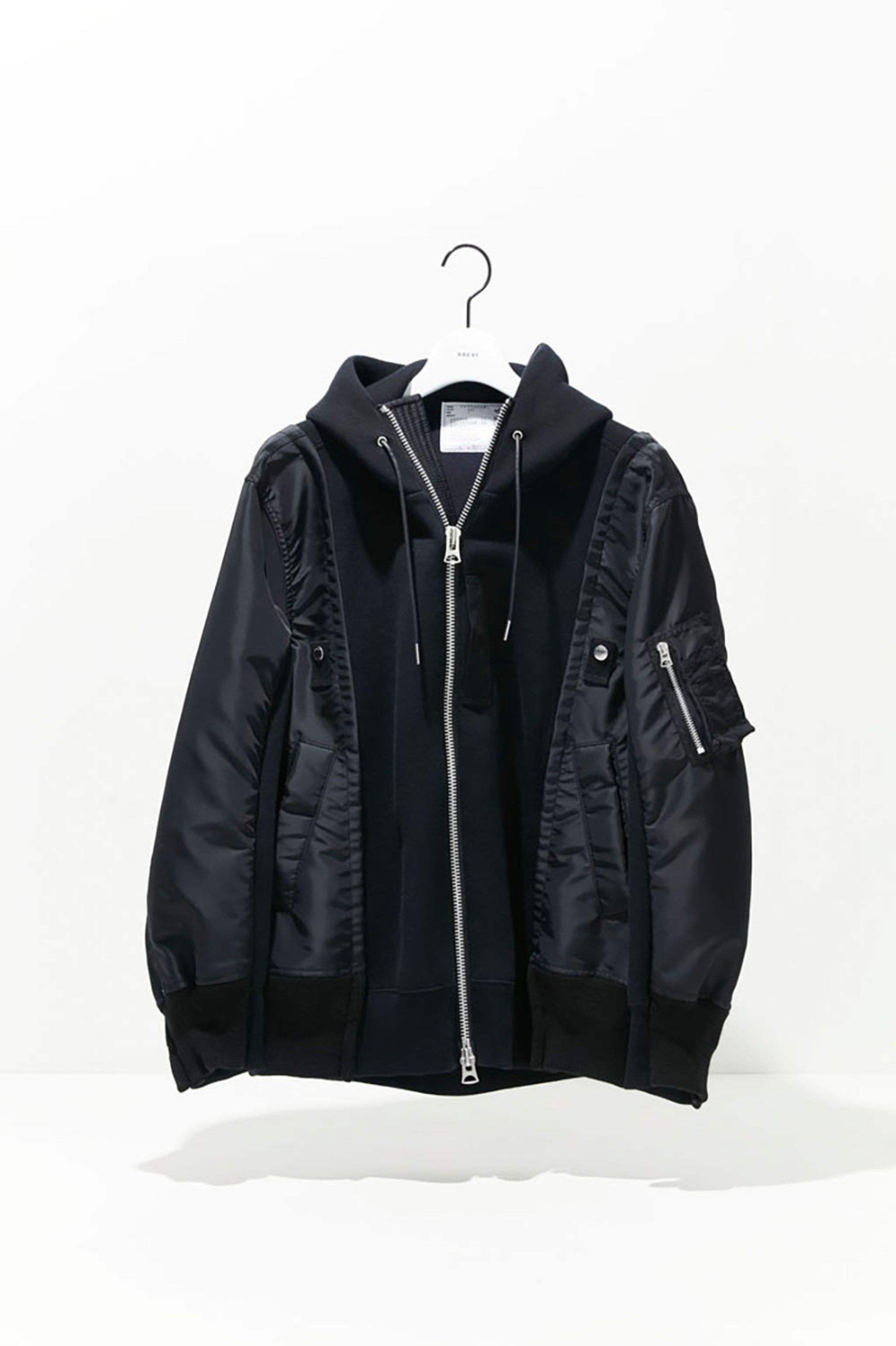 Nylon Twill x Sponge Sweat Hoodie - 2