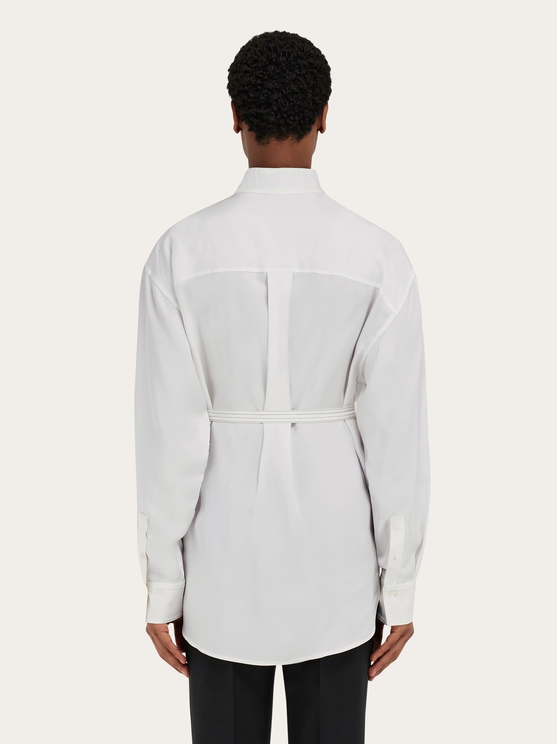 Bib detail shirt - 3