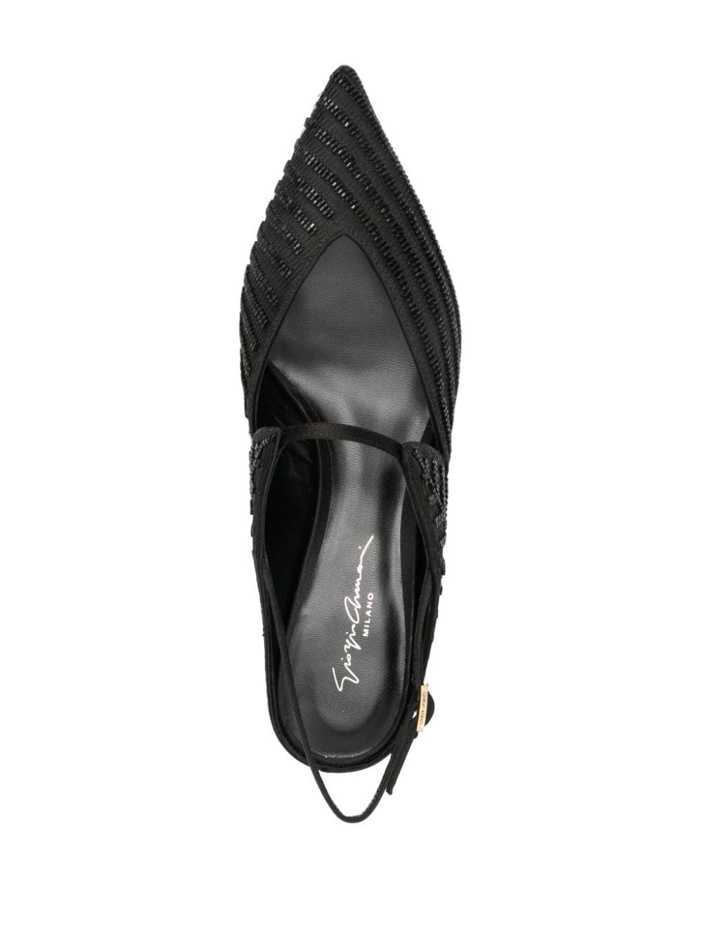 35mm bead-embellished pumps - 4