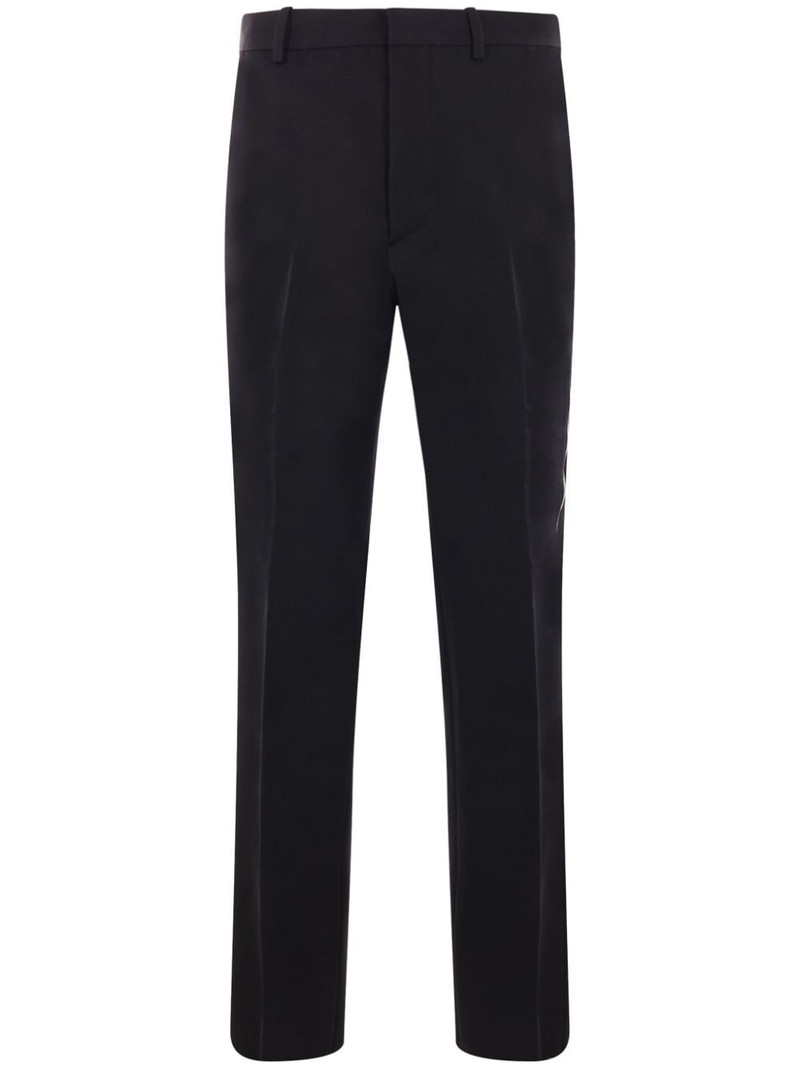 straight-leg tailored trousers 1