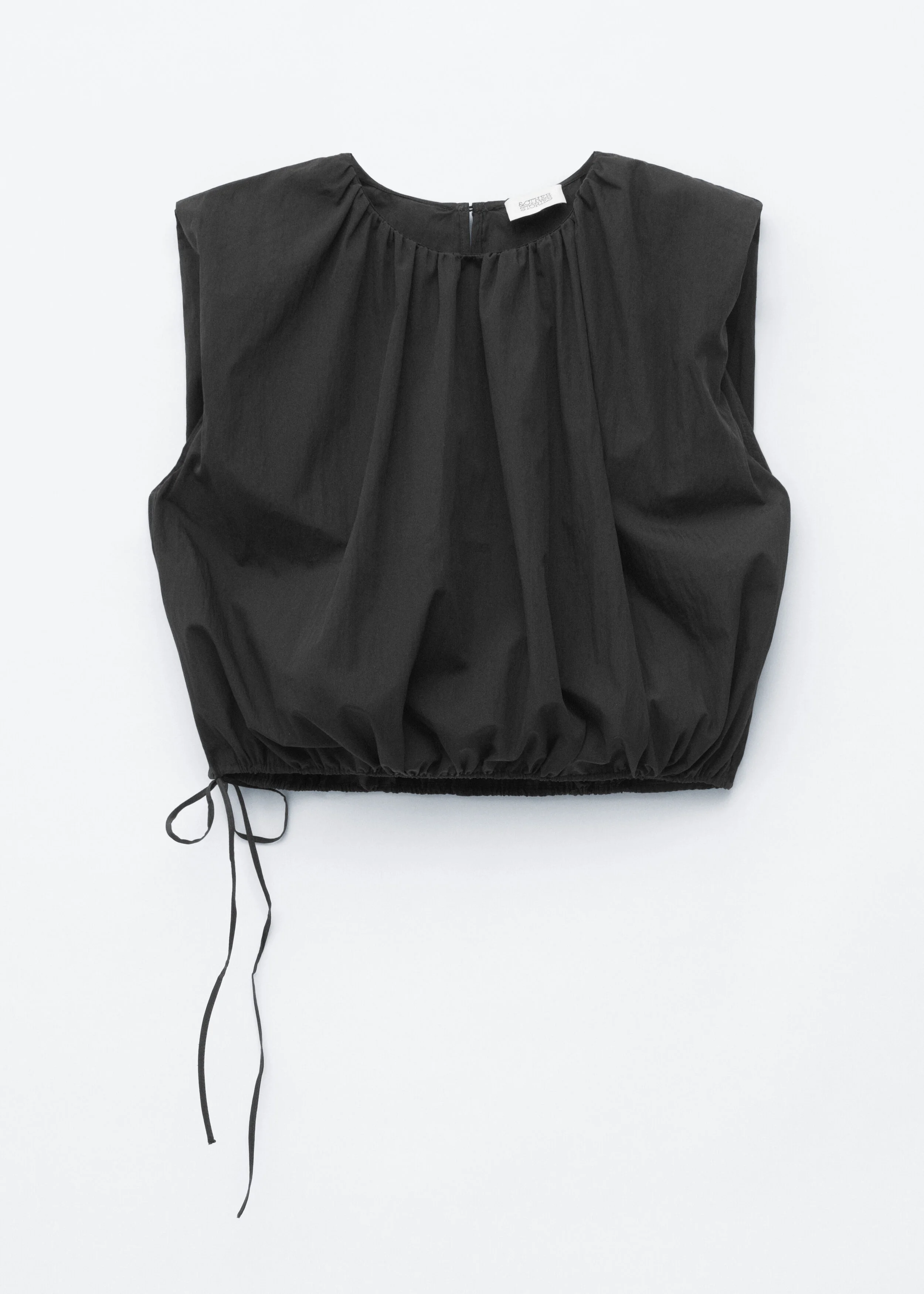 Gathered Cropped Top - 1