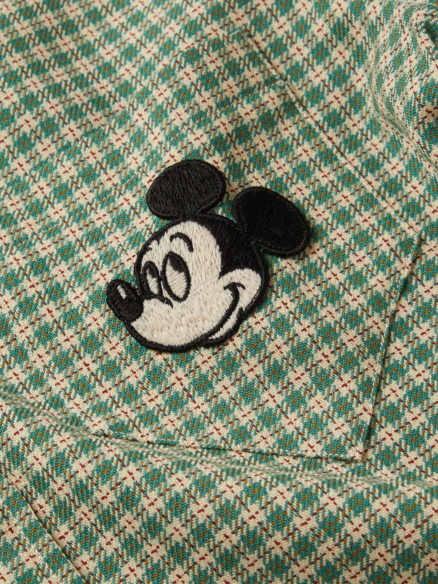 + Disney Appliquéd Checked Wool Shirt - 3