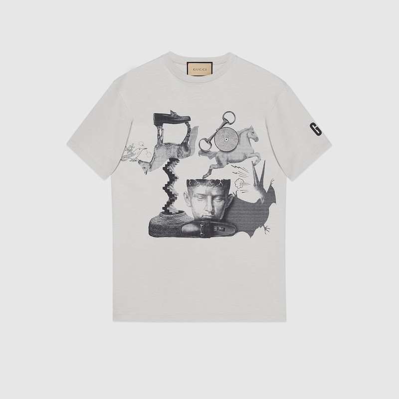 Cotton jersey printed T-shirt 1