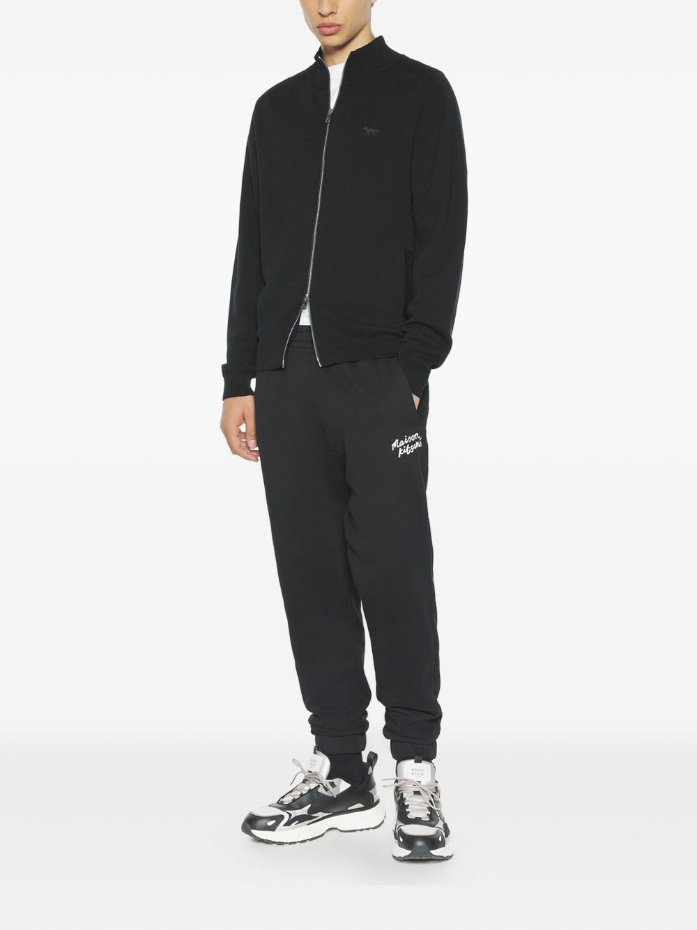 elasticated-waist track pants - 3