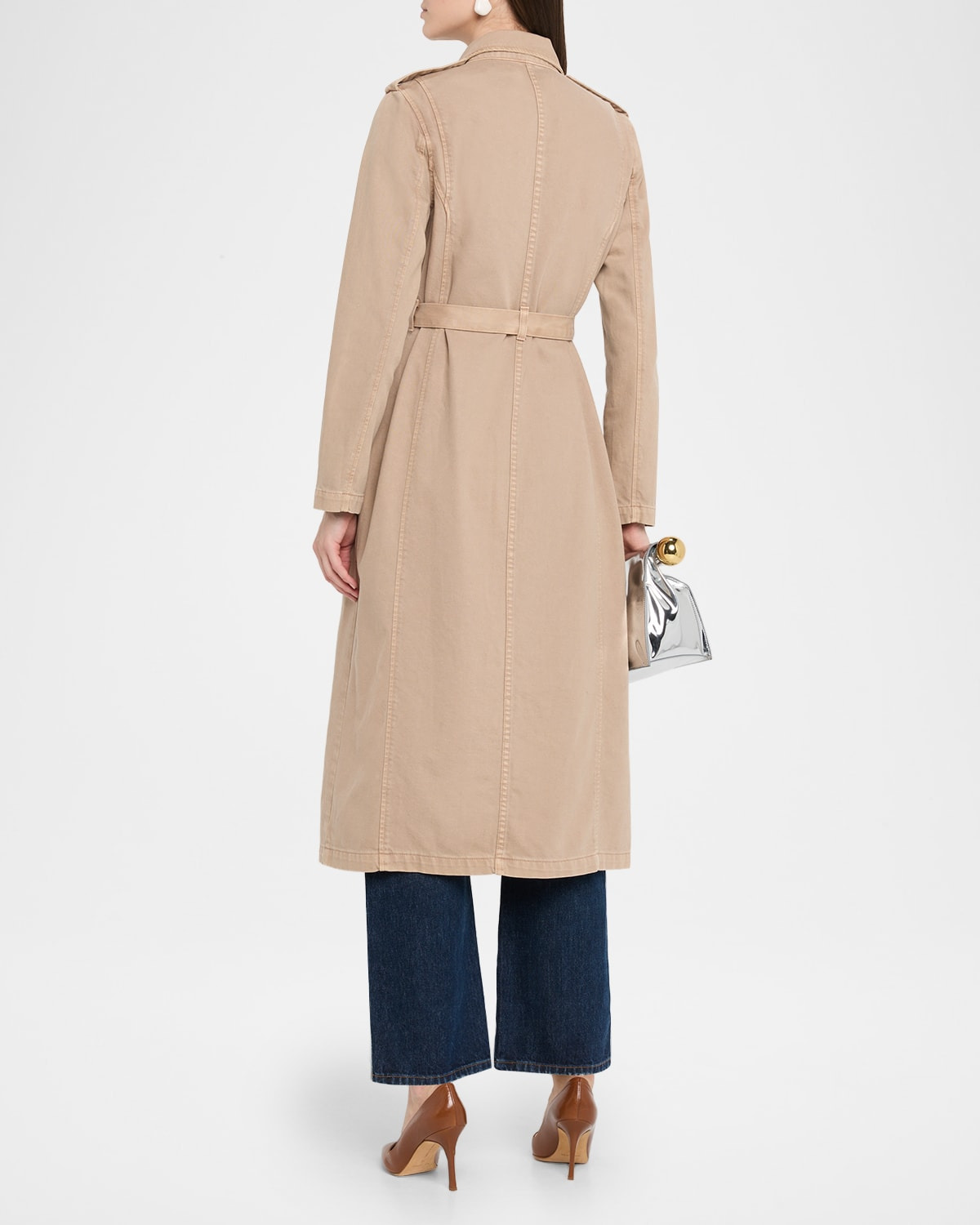 Zavia Denim Trench Coat - 3