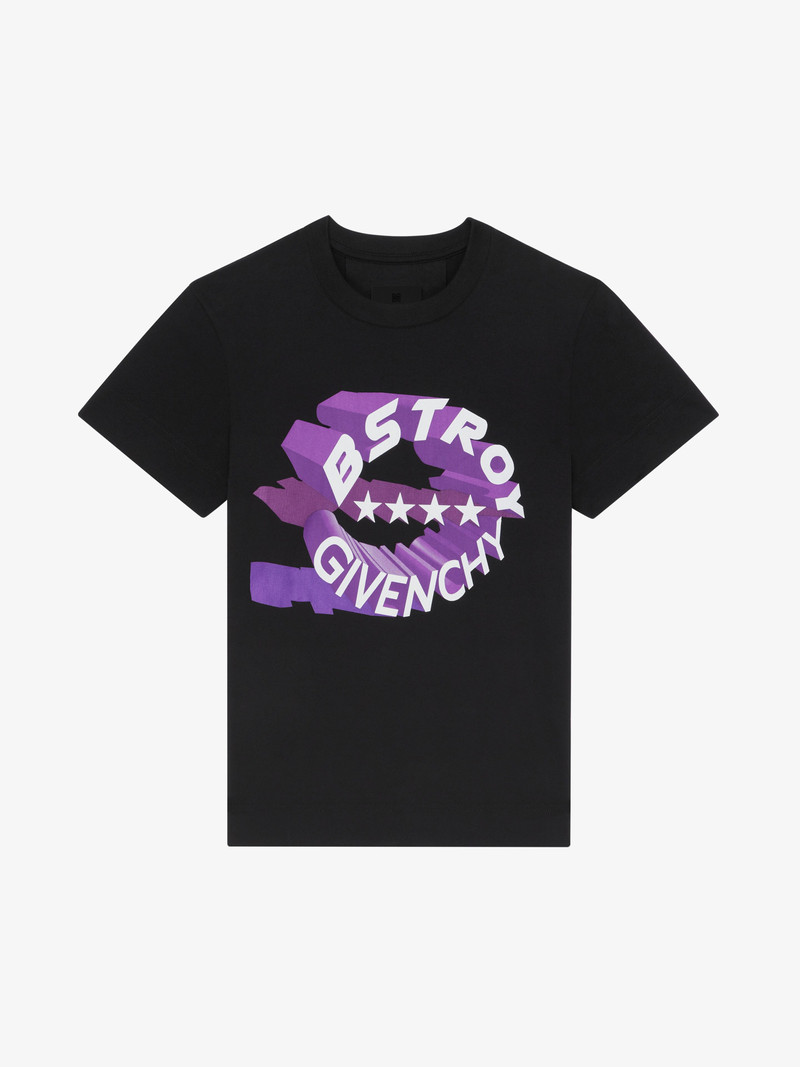 GIVENCHY SLIM FIT PRINTED T-SHIRT - 1