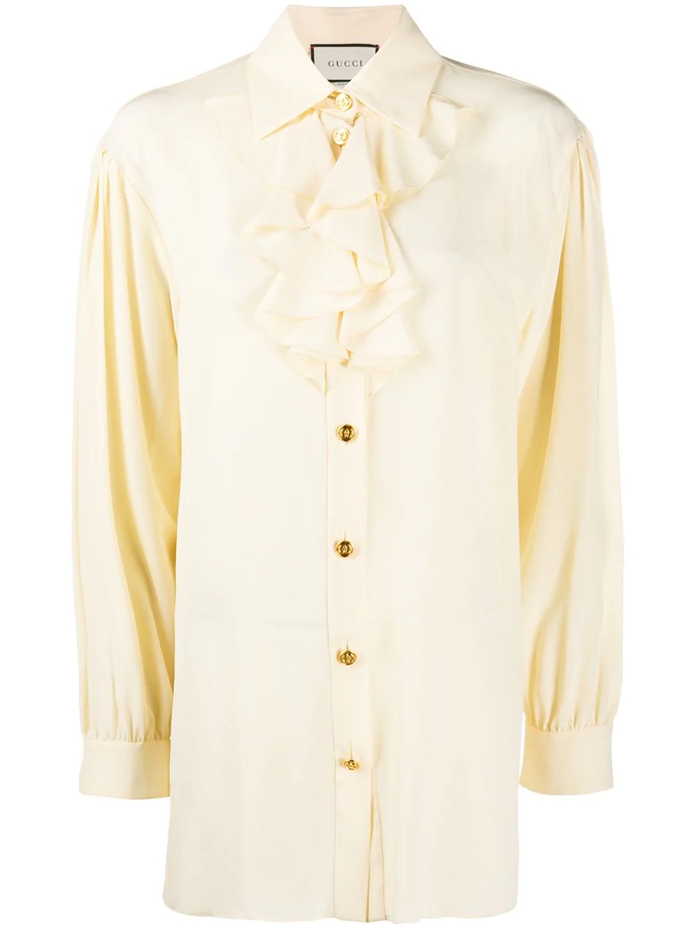 ruffle front shirt - 1