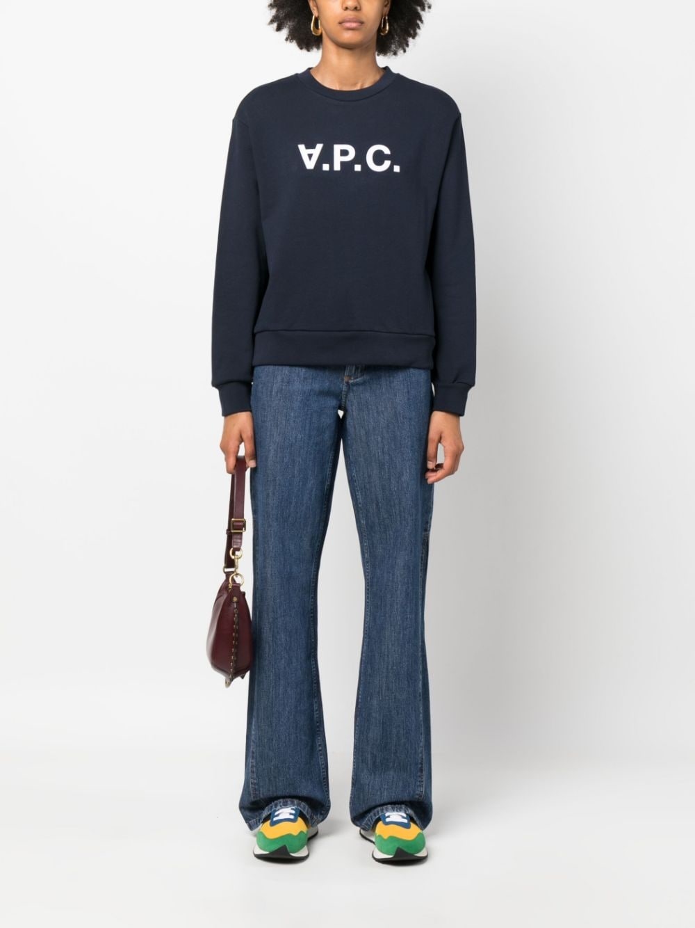 VPC logo-print cotton sweatshirt - 2
