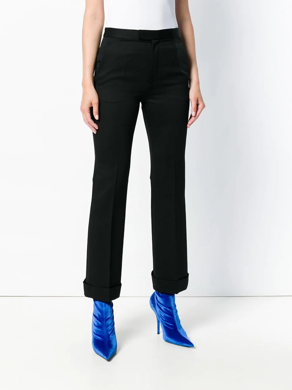 slim-fit tailored trousers - 3