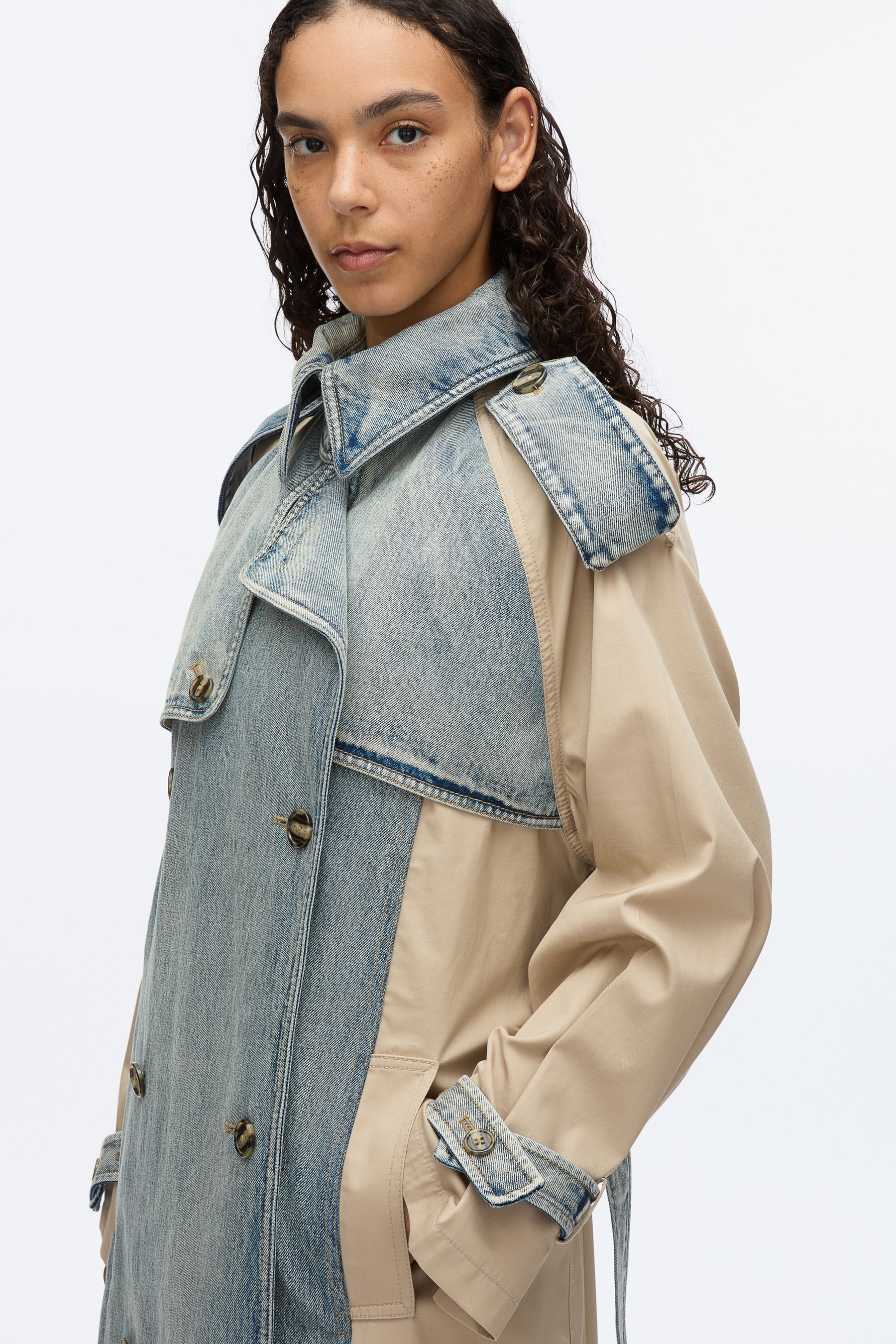 Hybrid Denim Trench - 7