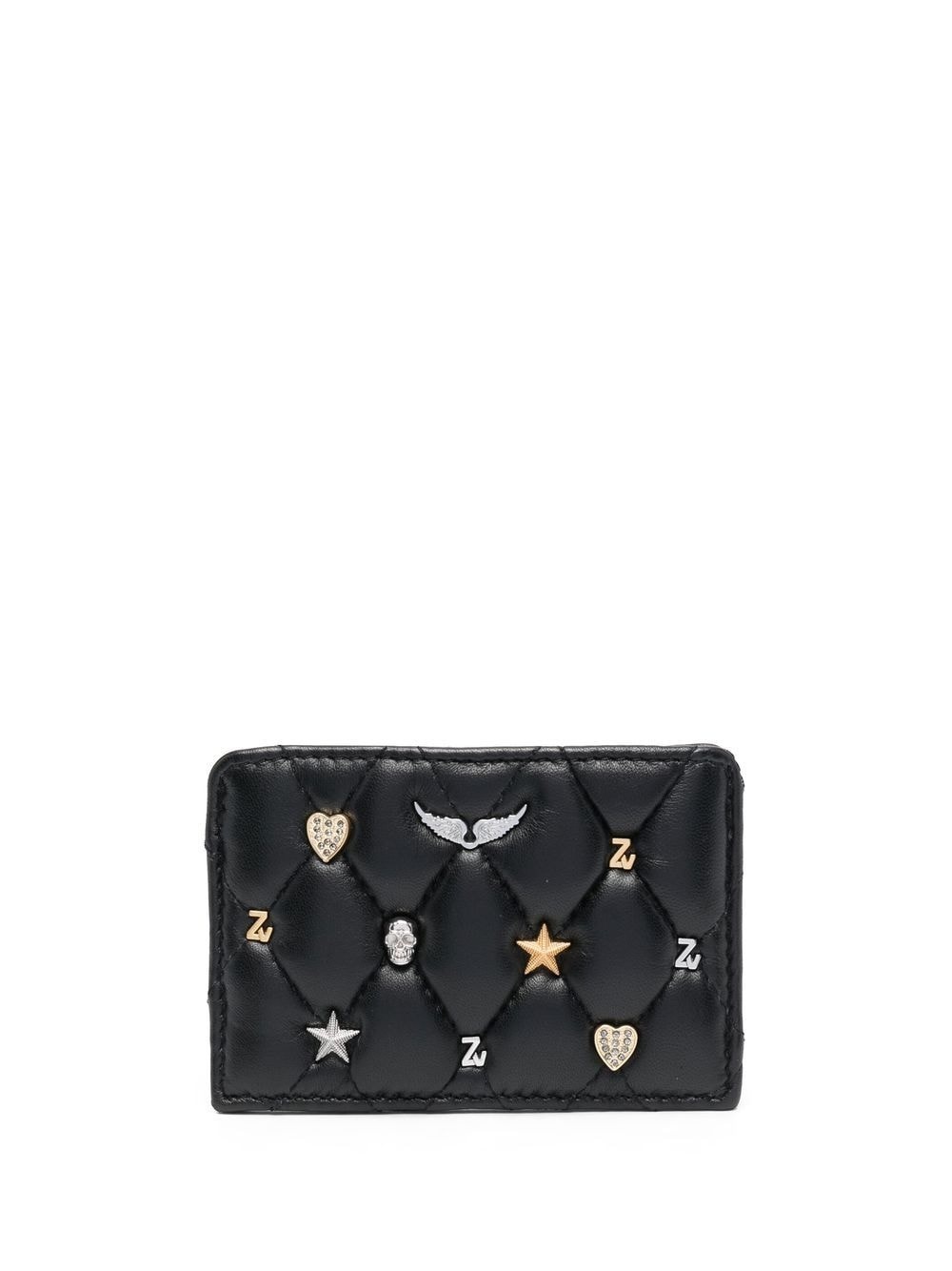 Zadig & Voltaire stud-detail cardholder | farfetch | REVERSIBLE 