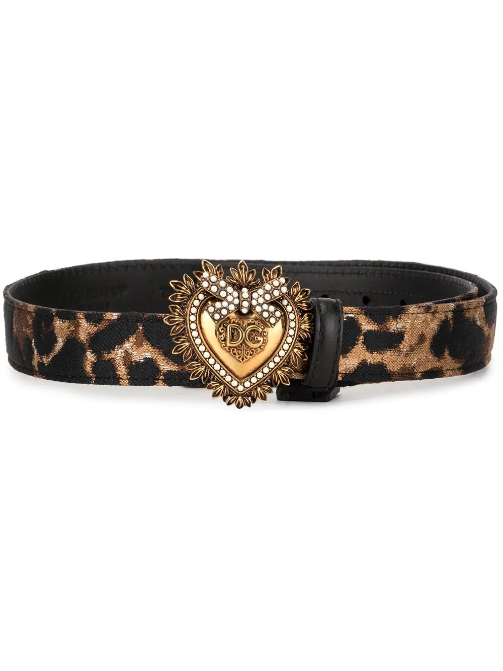 leopard print Devotion belt - 1