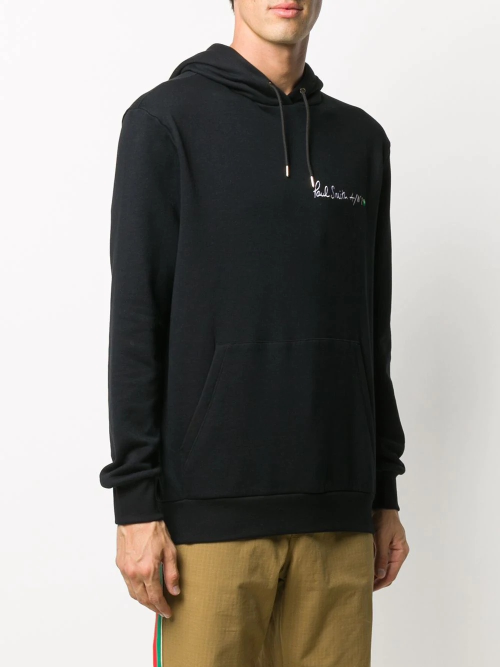 logo print oversized hoodie - 3