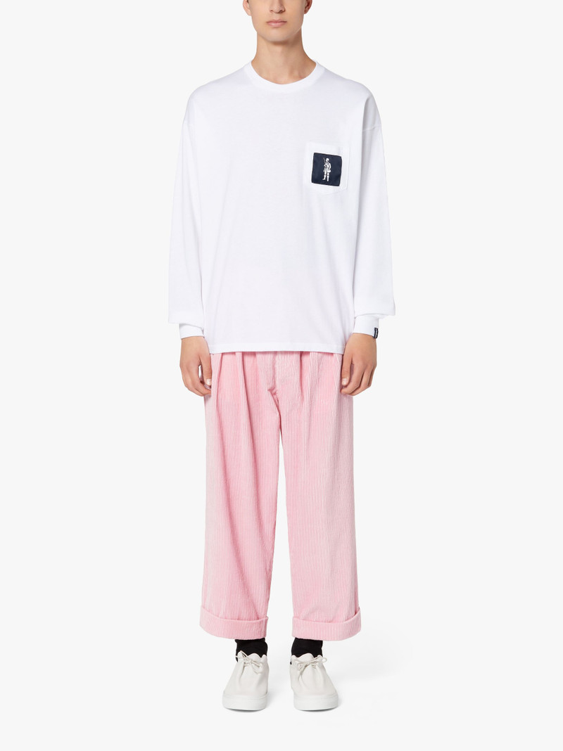 Mackintosh WHITE COTTON DANDY MAN LONG SLEEVE T-SHIRT | GJM-204 outlook