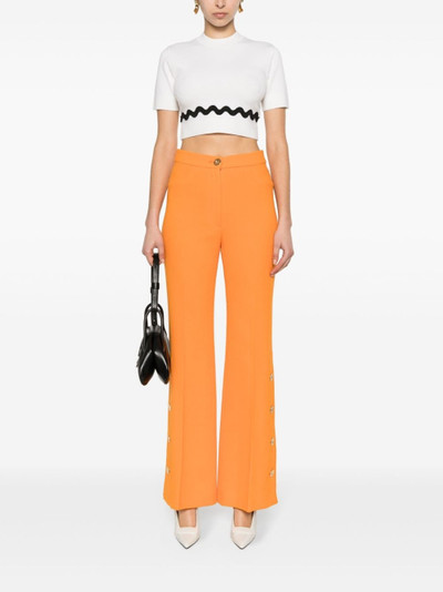 PATOU side-buttoned tapered trousers outlook