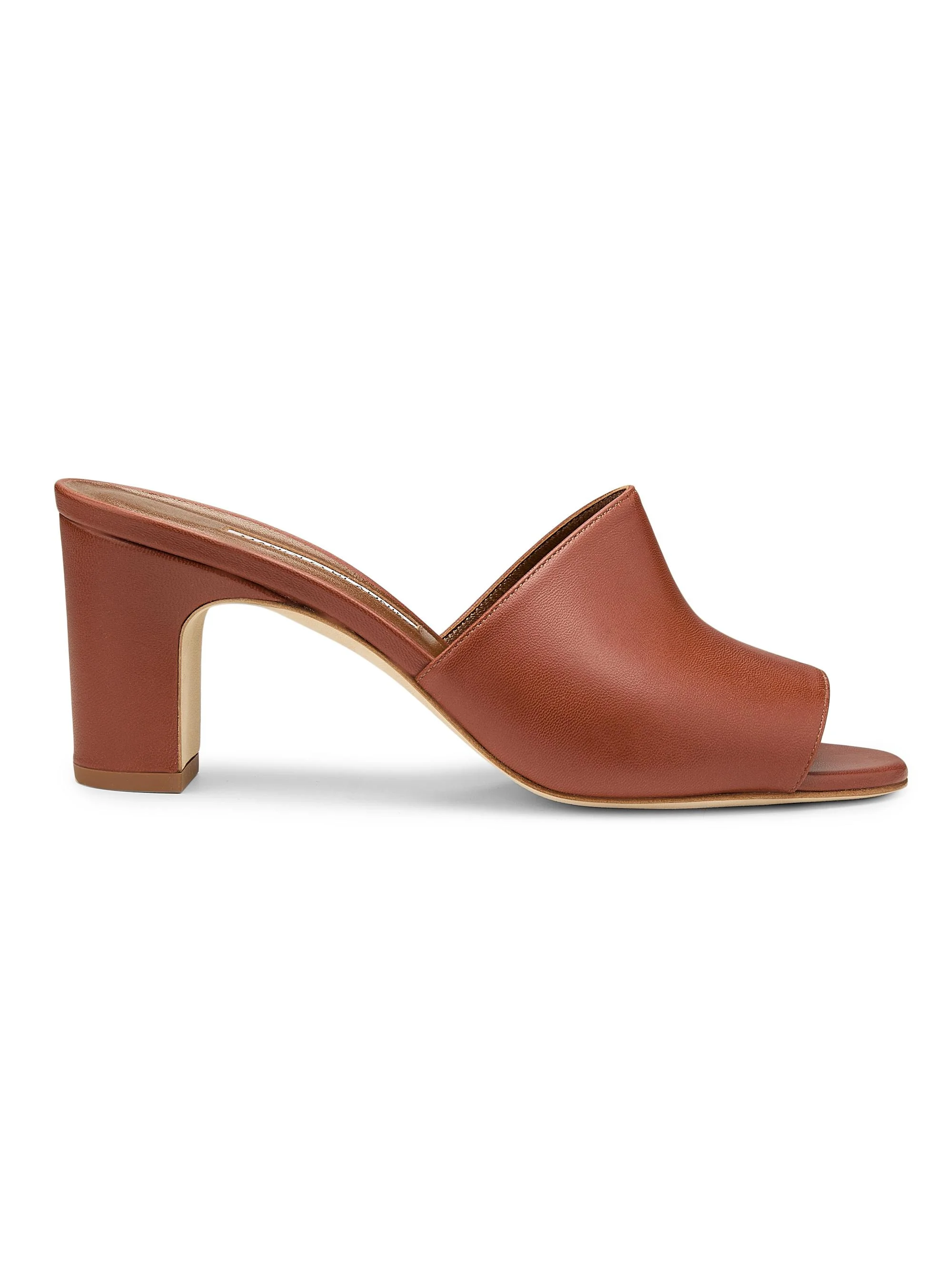 Women's Rapallabar Leather Sandals - Medium Brown - 1