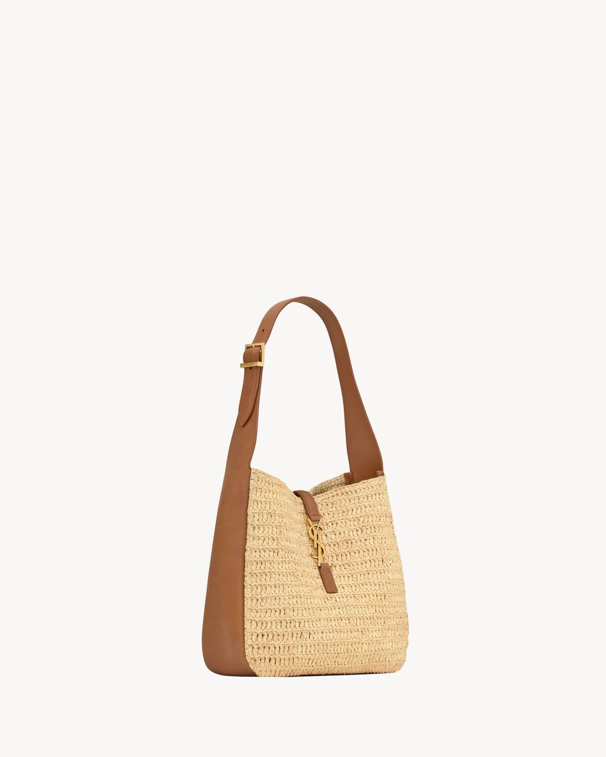 LE 5 À 7 SUPPLE SMALL IN RAFFIA AND LEATHER - 6