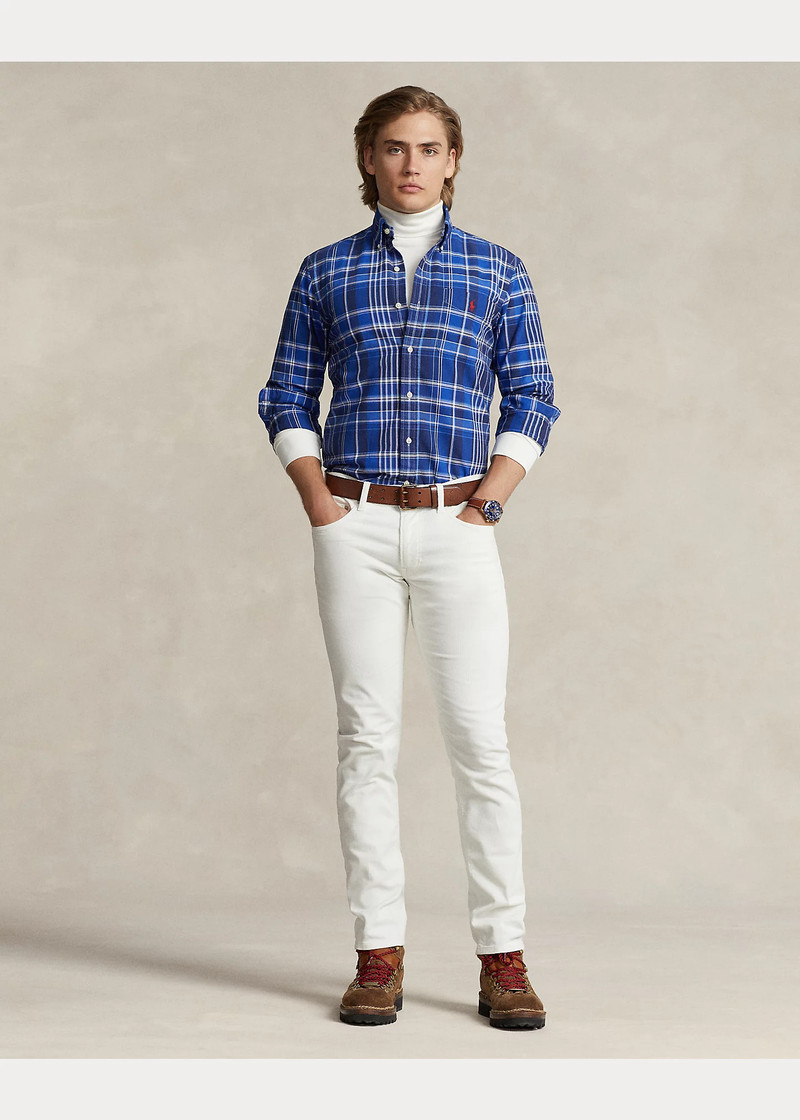 Classic Fit Plaid Oxford Shirt 3