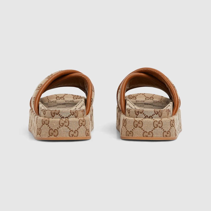 GUCCI Women's GG platform sandal outlook