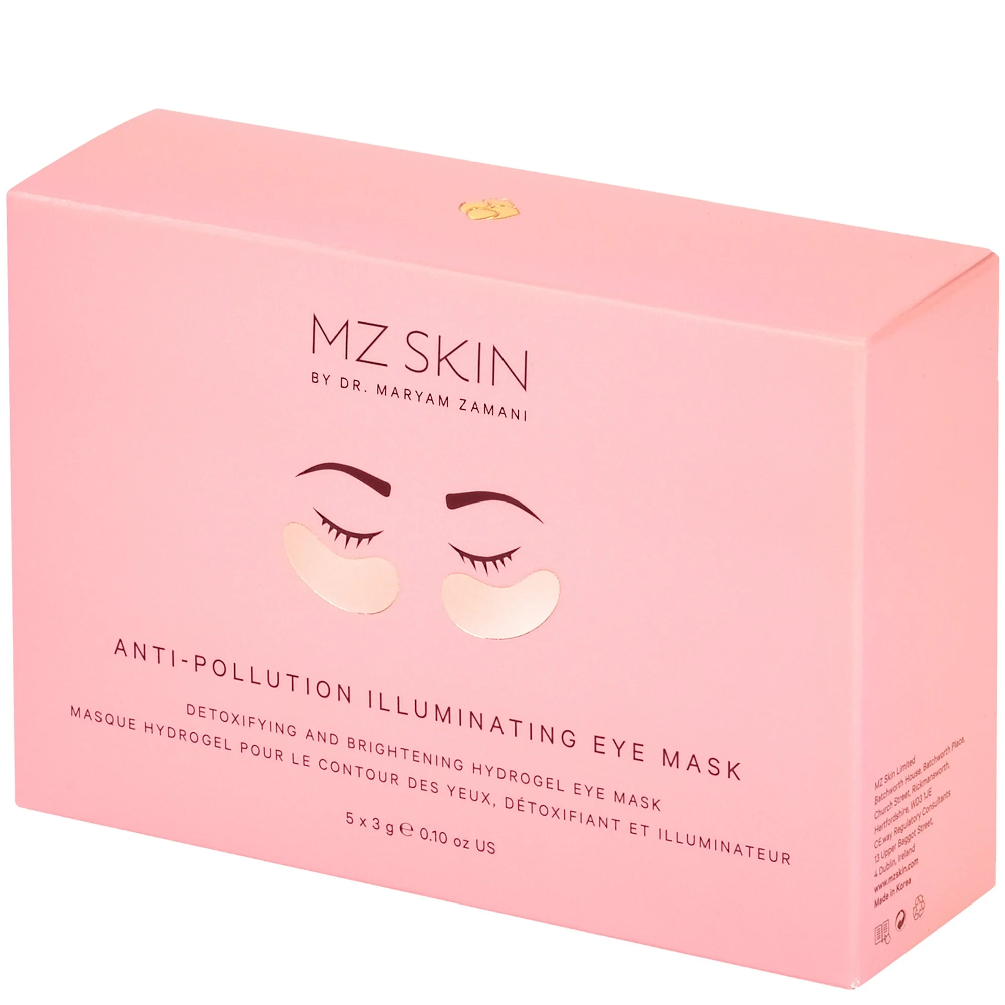 MZ Skin Bio-Placenta Peptide Illuminating Hydrogel Eye Mask - 1
