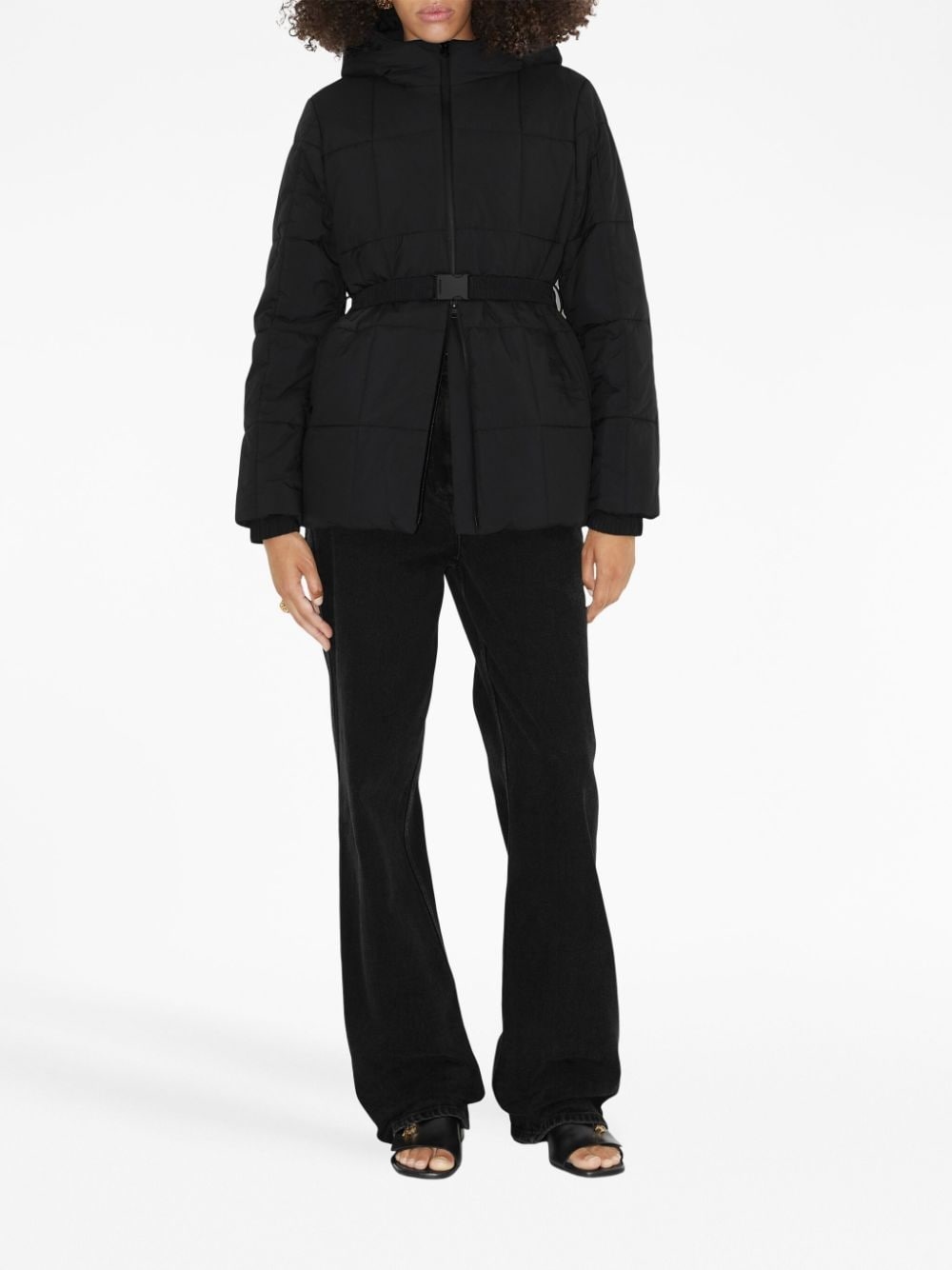 long-sleeve padded jacket - 2