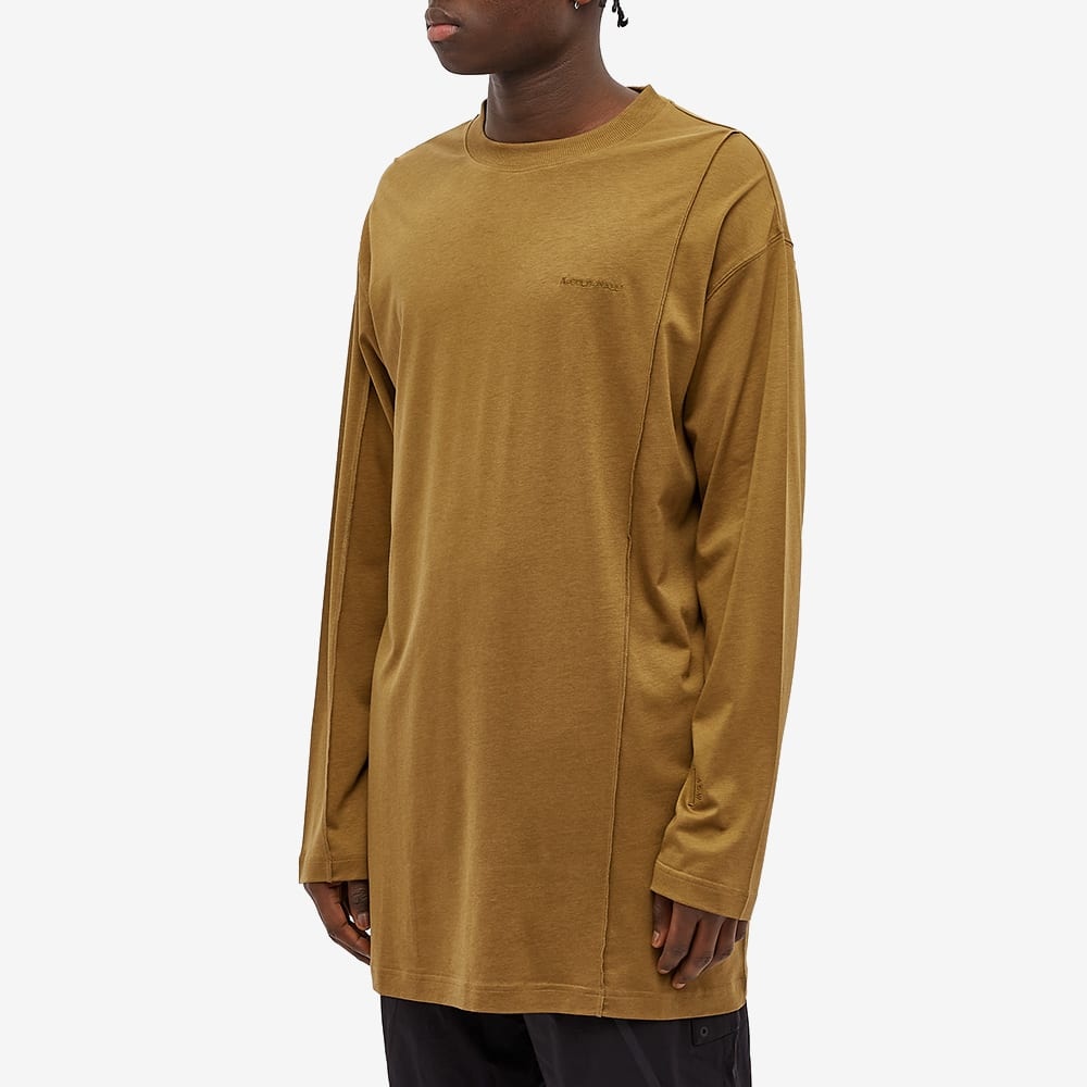 A-COLD-WALL* Long Sleeve Oversized Reverse Seam Tee - 4