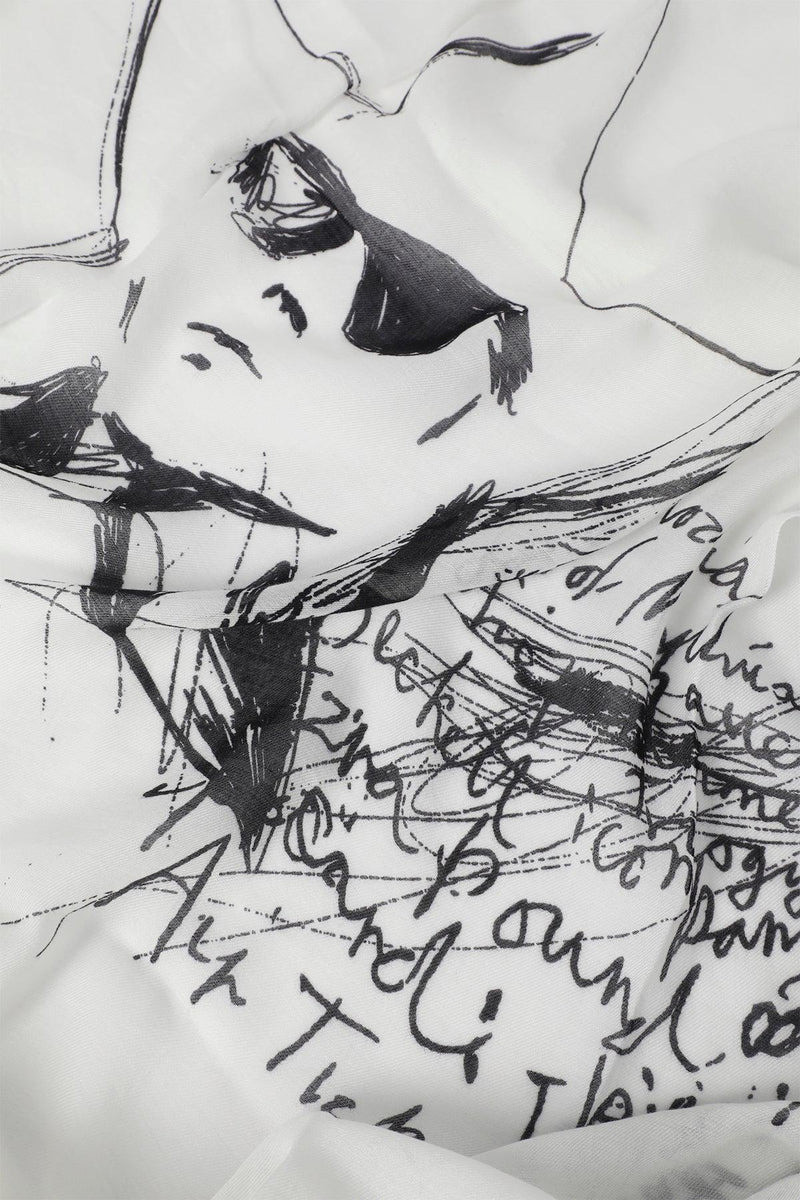 Ann Demeulemeester Vesta Printed Scarf outlook