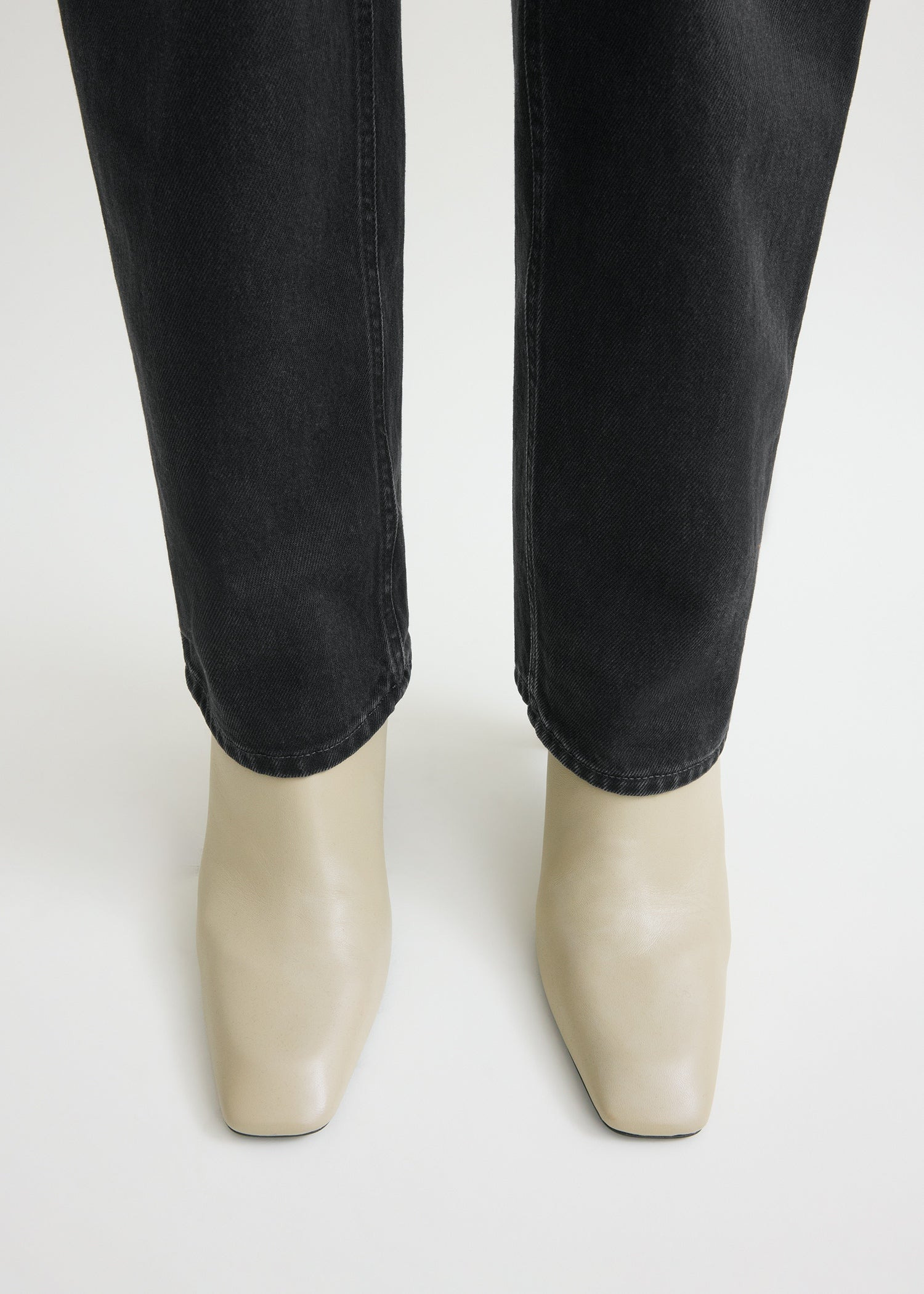 Bar nappa leather boots rye - 2