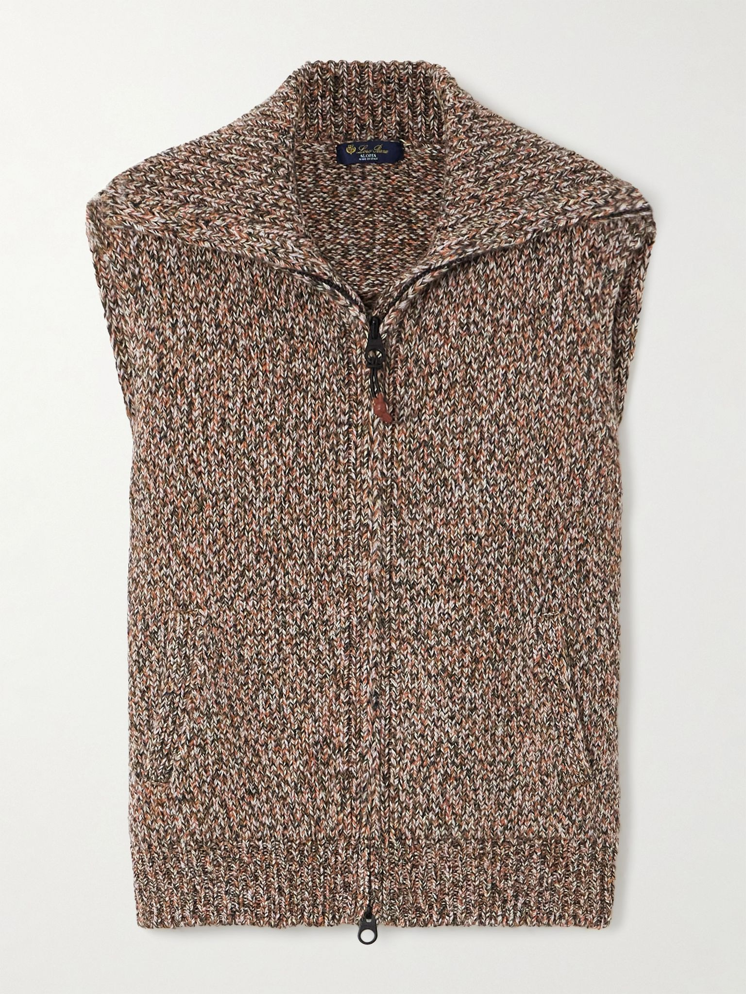 Alpe cashmere vest Brown - 1