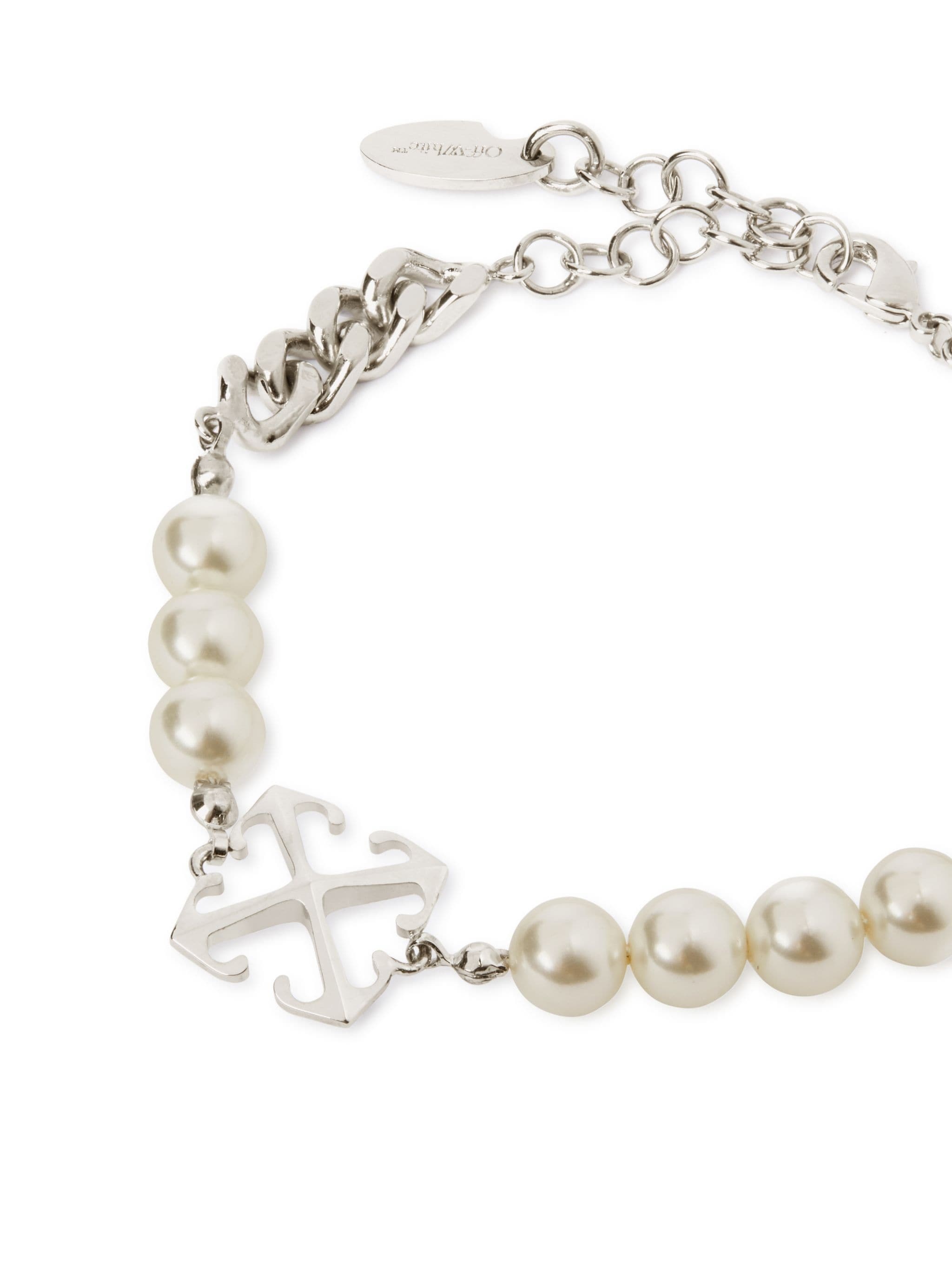 OFF-WHITE★ Bracelet With Pearls And Arrows Off White Arrow Pearl Bracelet | David Jones