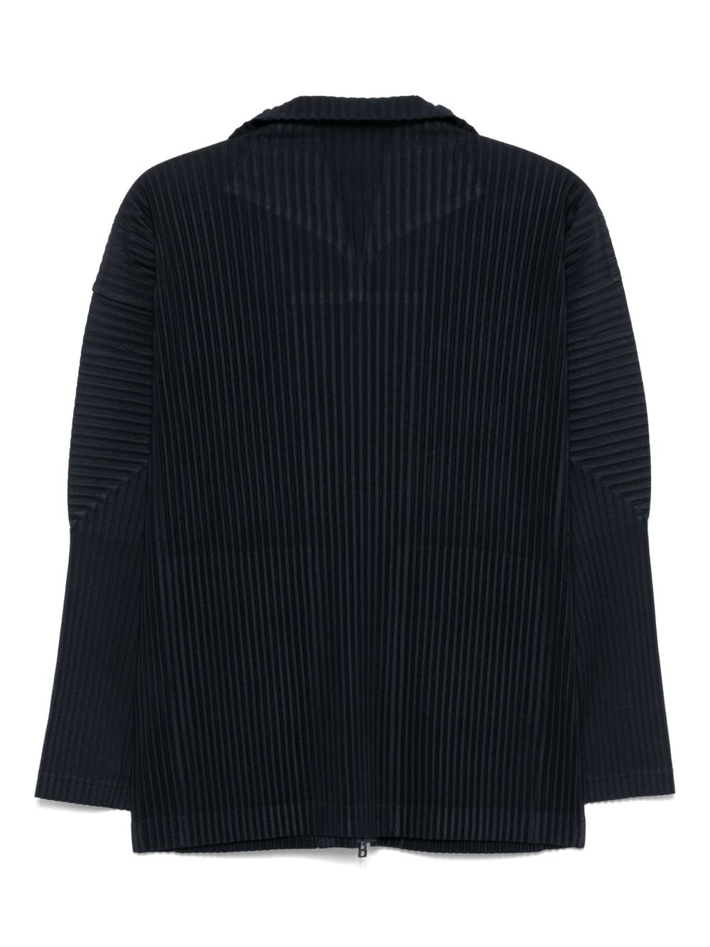 pleated shirt jacket - 2