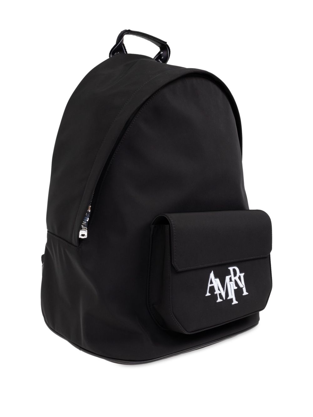 logo-embroidered backpack - 4