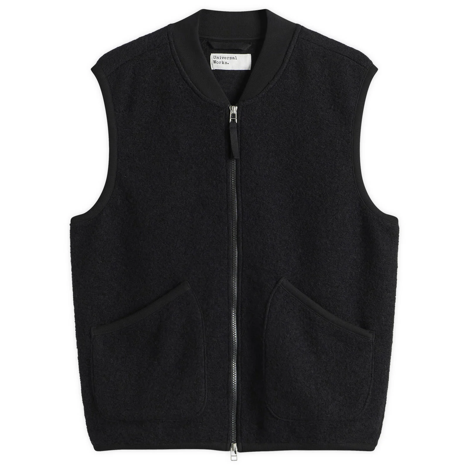 Universal Works Wool Fleece Zip Waistcoat - 1