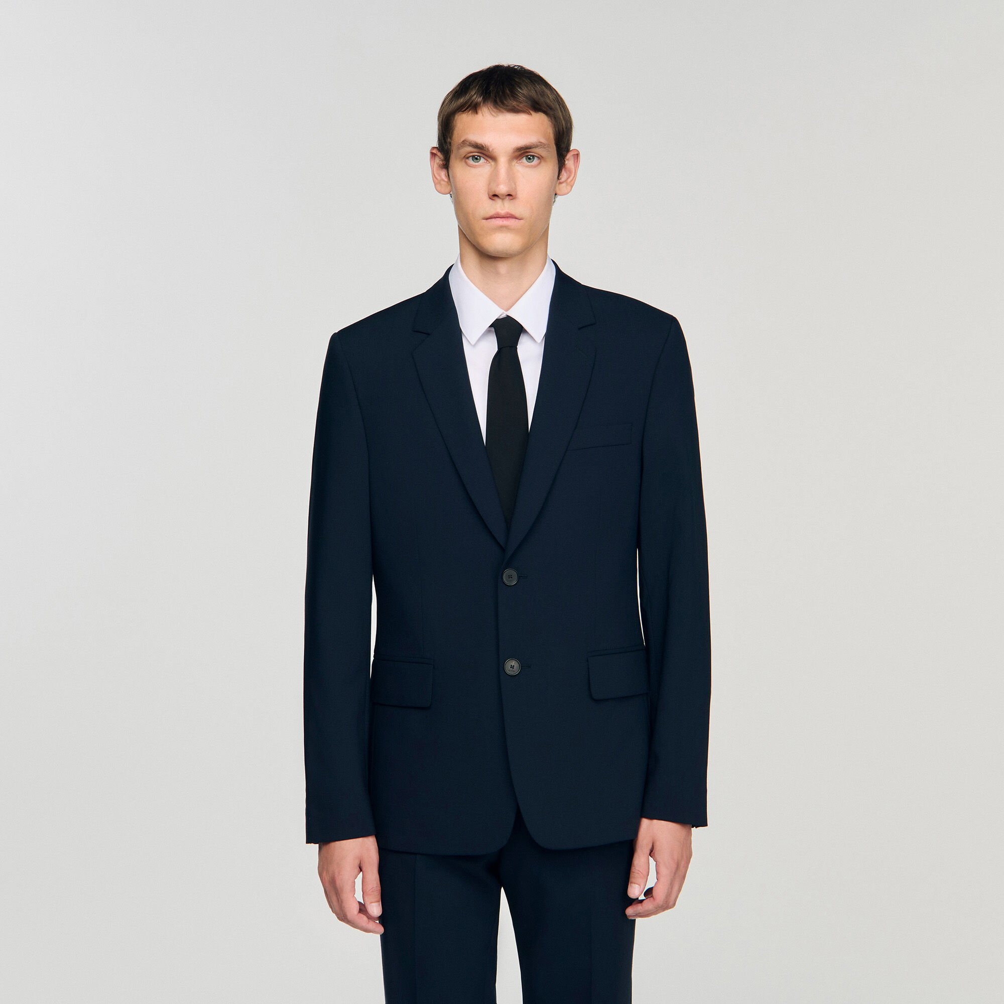 WOOL SUIT JACKET - 4