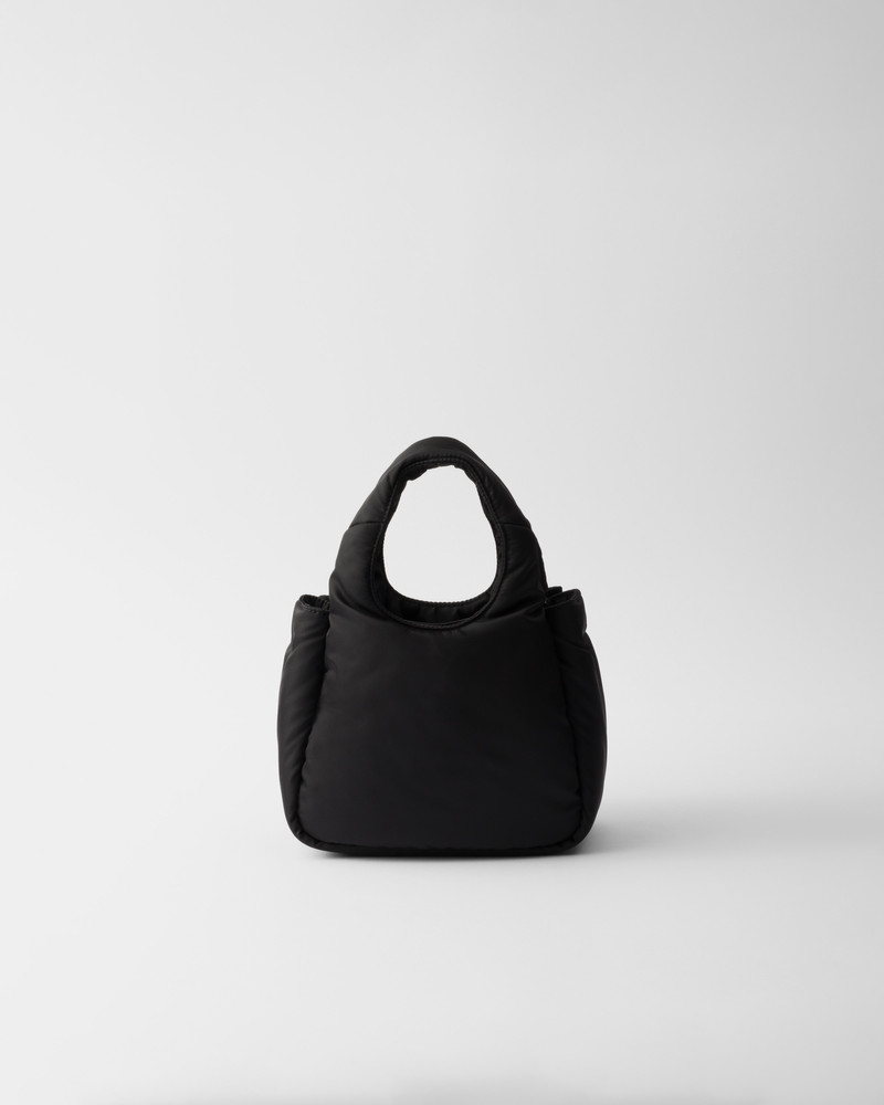 Padded Re-Nylon mini-bag with bow 3
