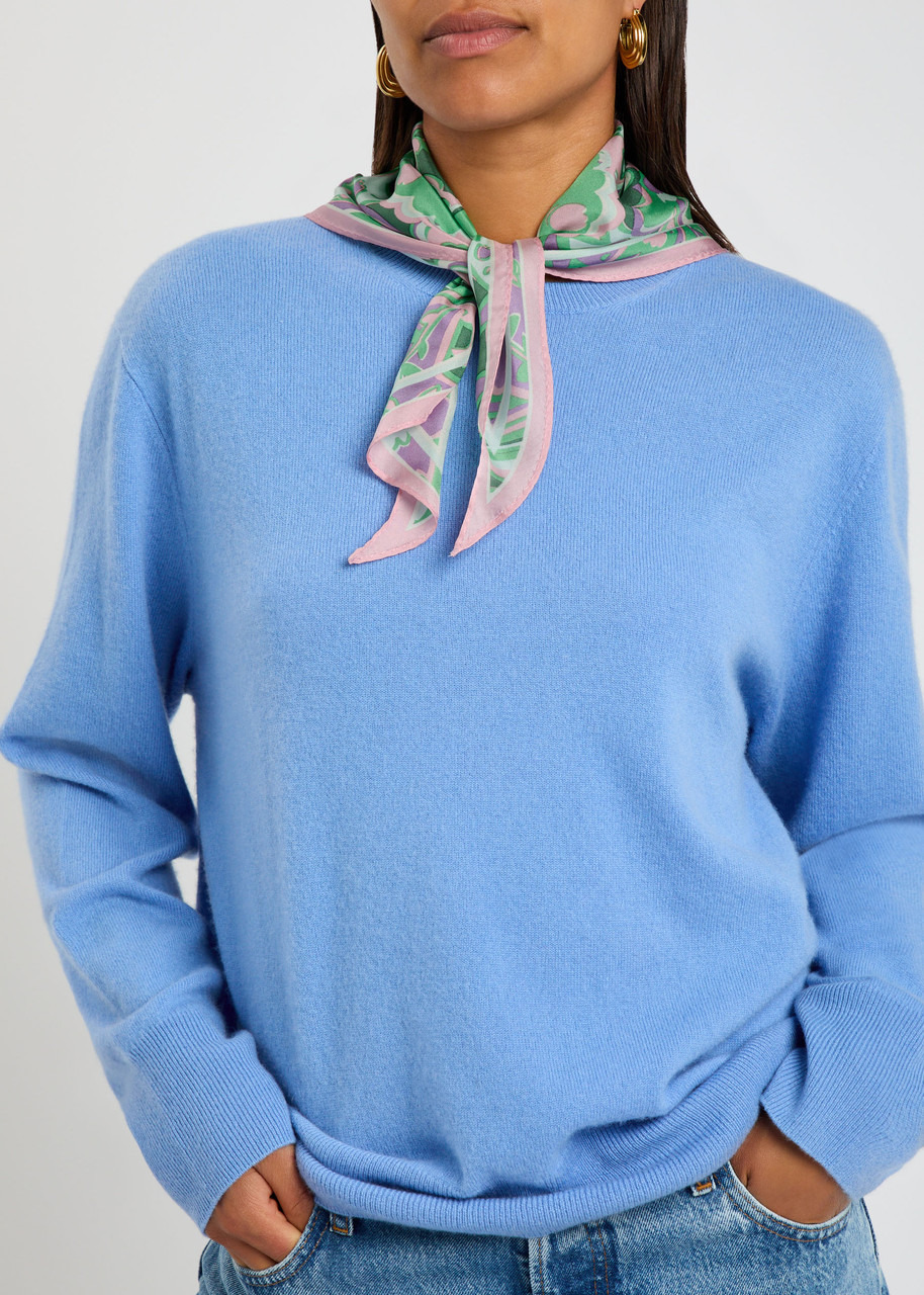Coach Andrea Patterned Silk Triangle Scarf - 2