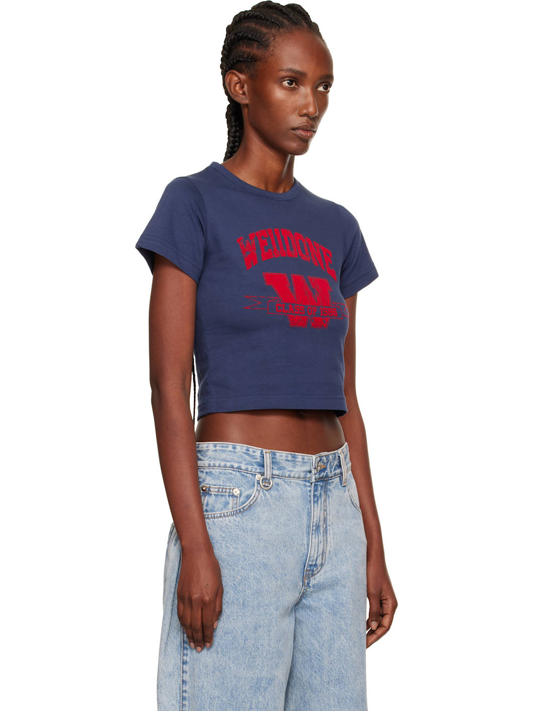 Navy '11' Print Slim-Fit T-shirt - 2