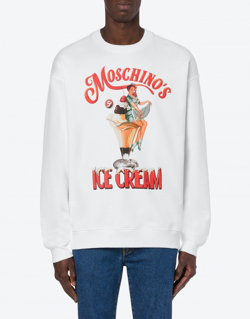 Moschino MOSCHINO’S ICE CREAM COTTON SWEATSHIRT outlook