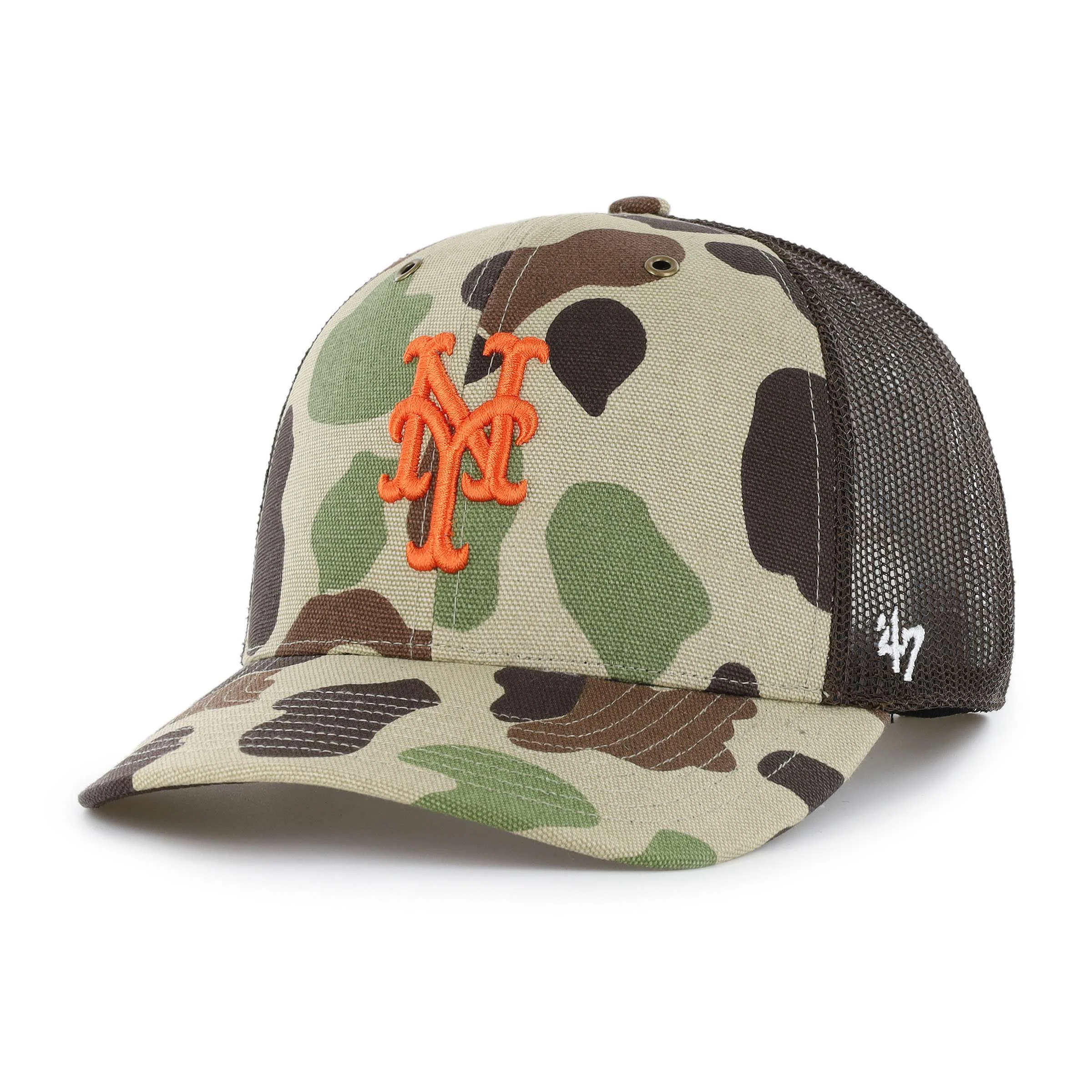 New York Mets '47 Camo Trucker - 1