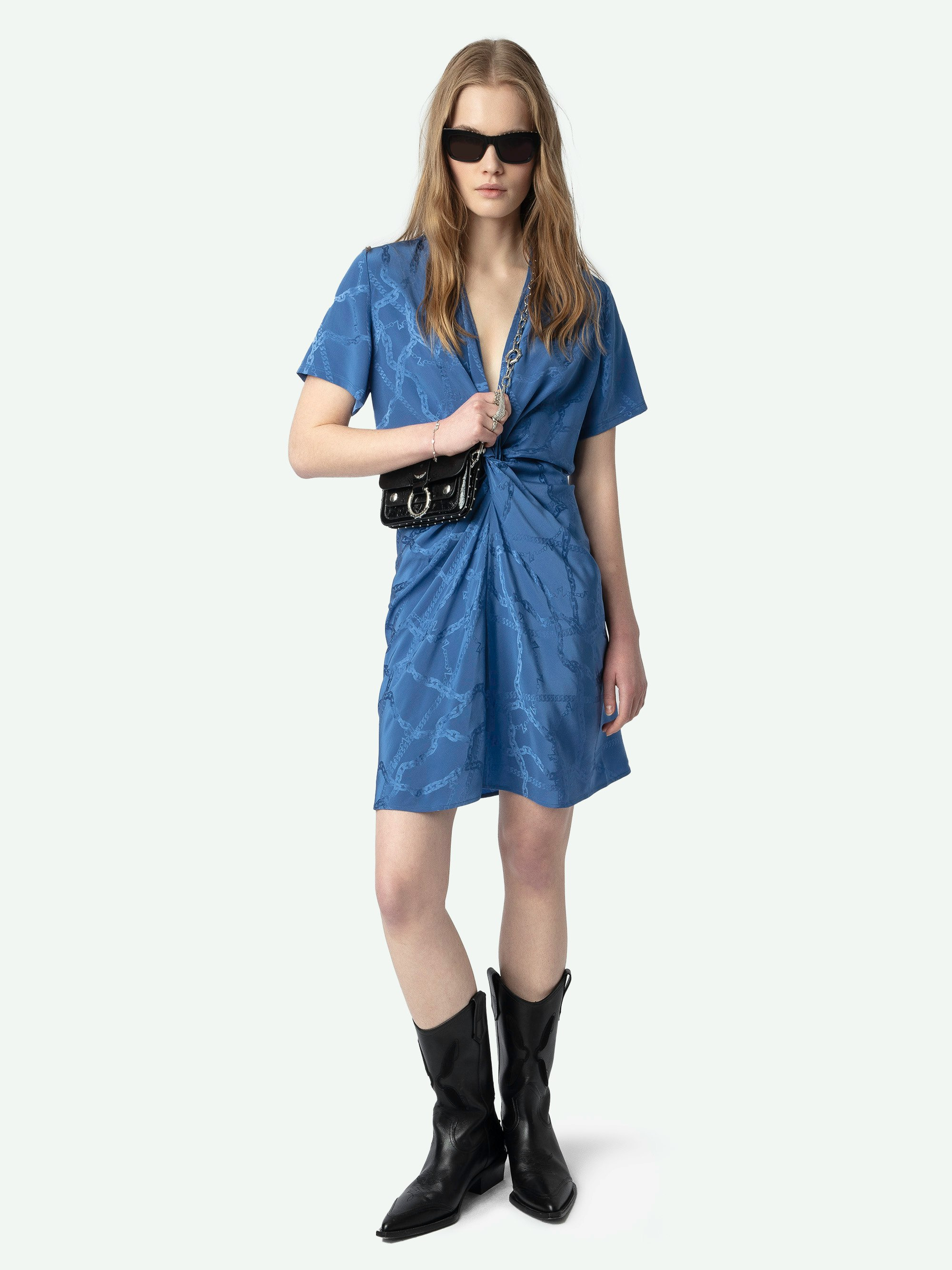 Rozom Silk Dress - 4