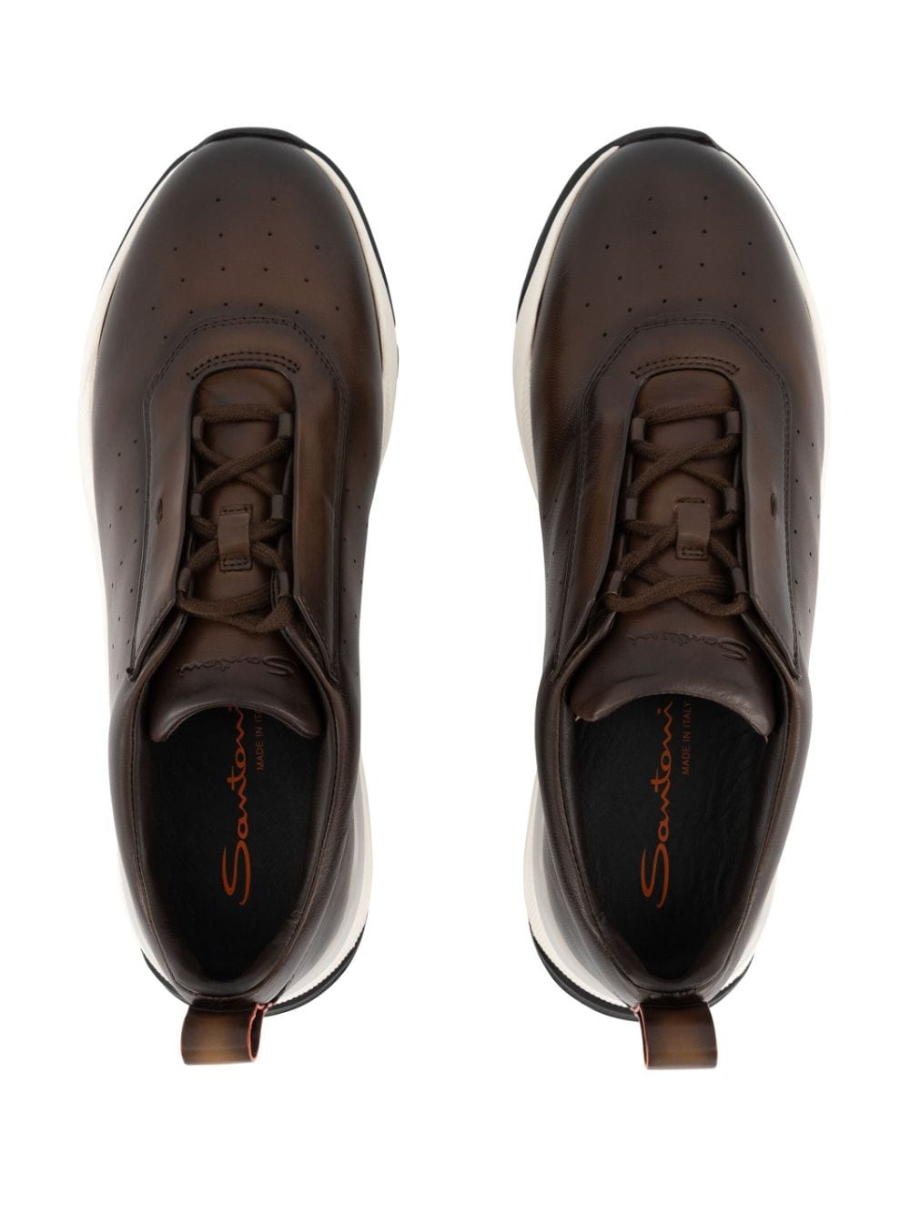 leather sneakers - 4