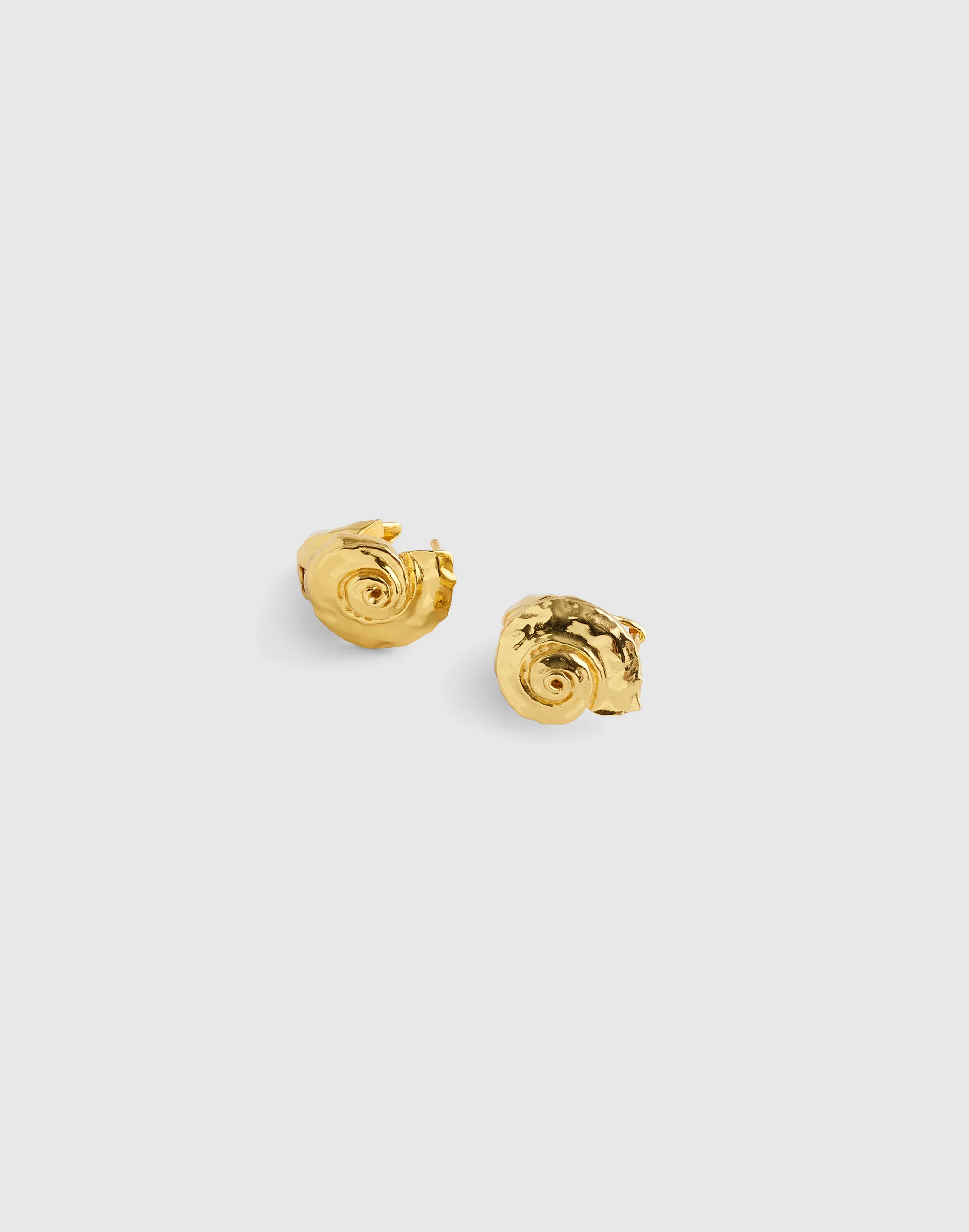 Shell Hoop Earrings - 1