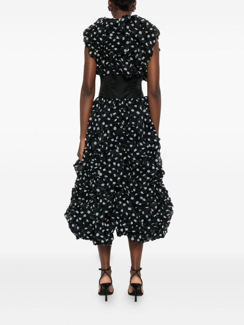 sleeveless flared midi dress 4