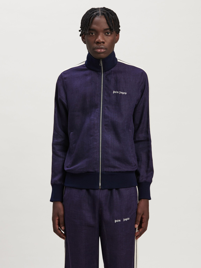 Logo Linen Track Jacket 3