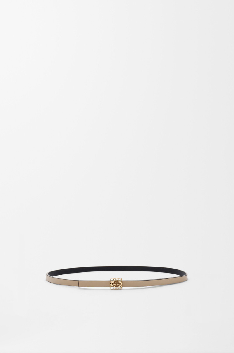 Loewe Reversible Anagram Bombé belt in smooth calfskin outlook