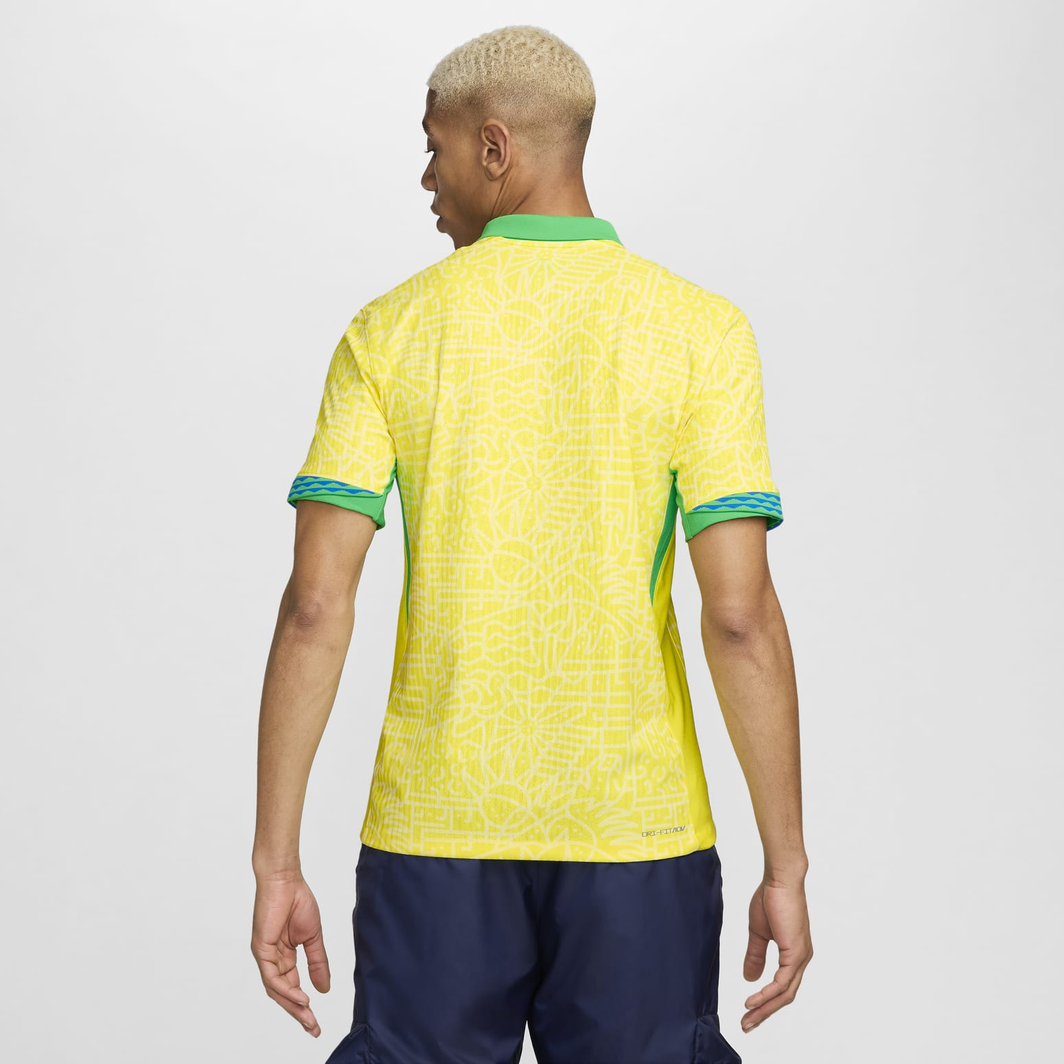 Nike Brazil 24 Match Home Authentic Soccer Jersey 'Yellow' FJ4270-706 - 3